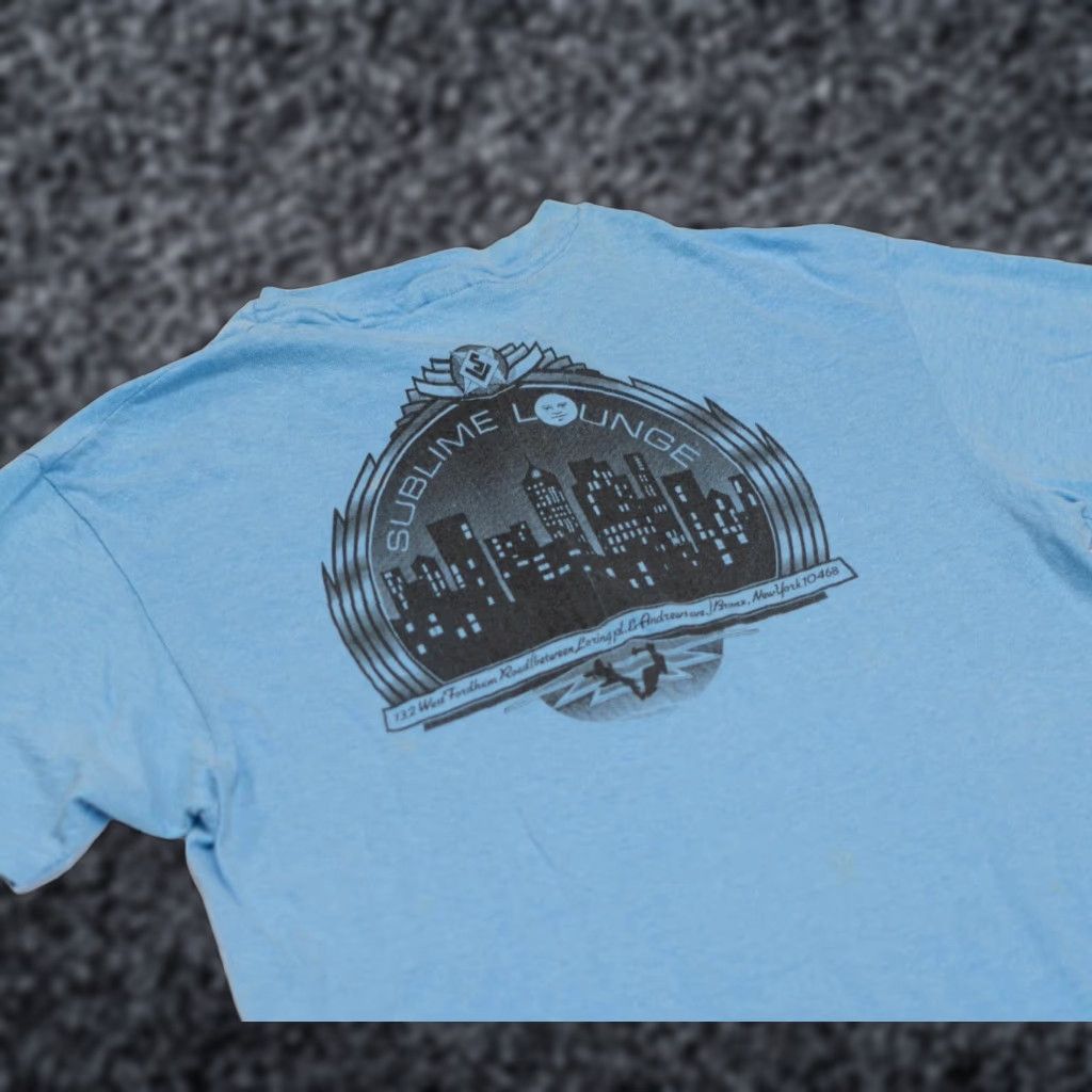Sugar VINTAGE Sugar Hill Gang Rappers Delight The First Rap Tee Shirt blue 70s VTG Single Stitch 19.5 26 Size US L / EU 52-54 / 3 - 1 Thumbnail