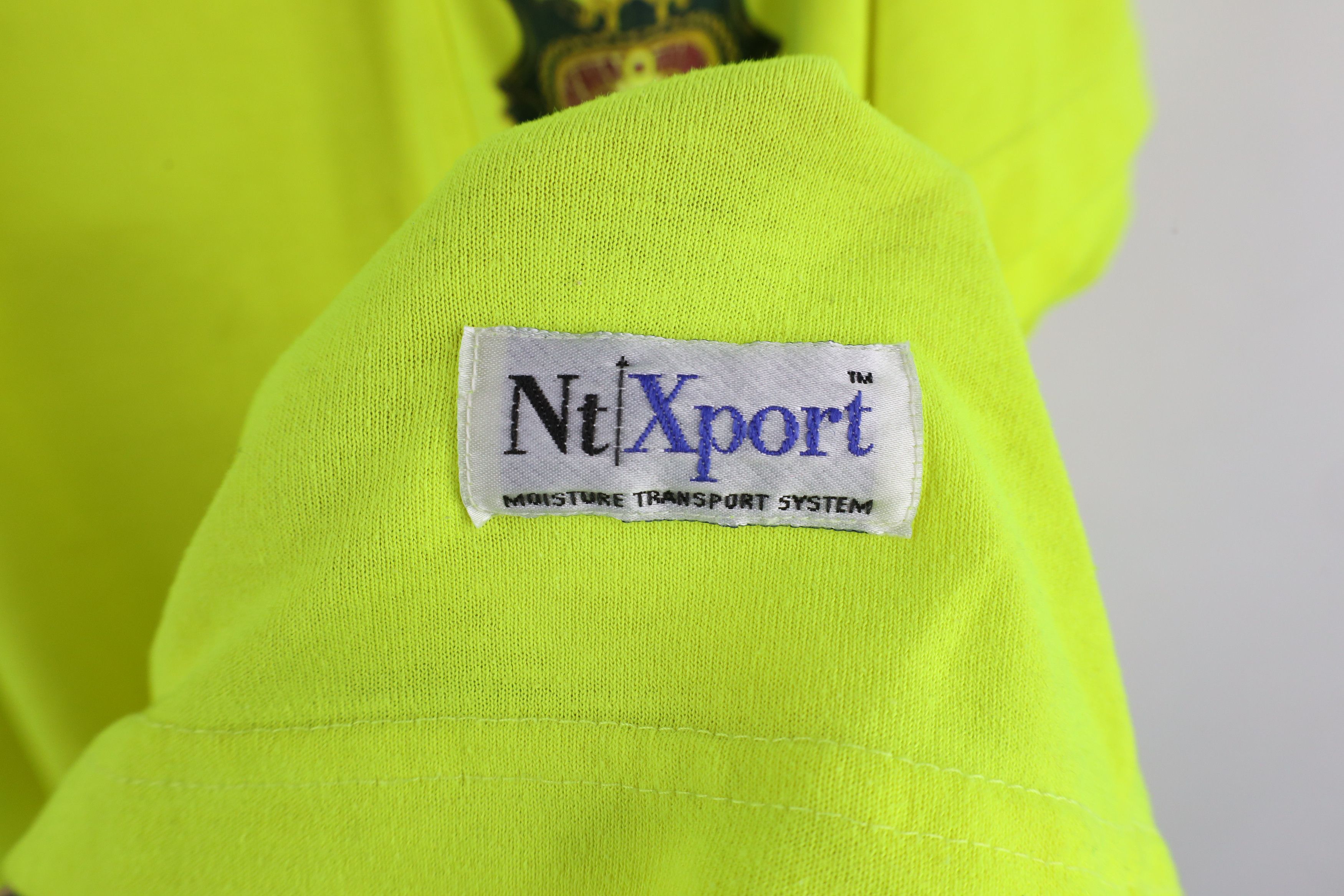 Vintage Vintage 90s Streetwear Florida Pocket T-Shirt Neon Yellow Size US XXL / EU 58 / 5 - 6 Thumbnail