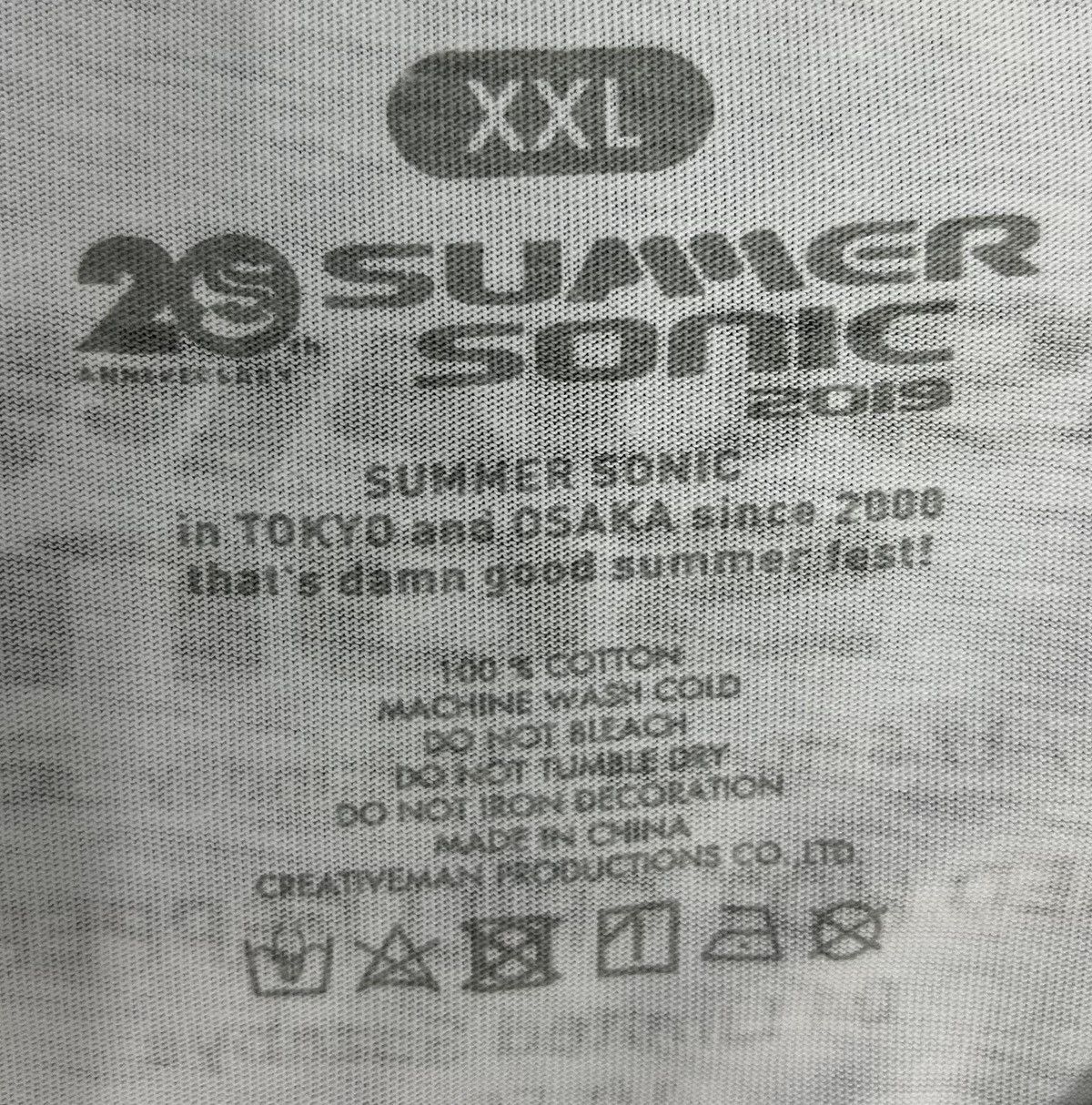 Band Tees 🔥grailsale🔥 20th ANNIVERSARY SUMMER SONIC 2019 SHIRT Size US XXL / EU 58 / 5 - 7 Thumbnail