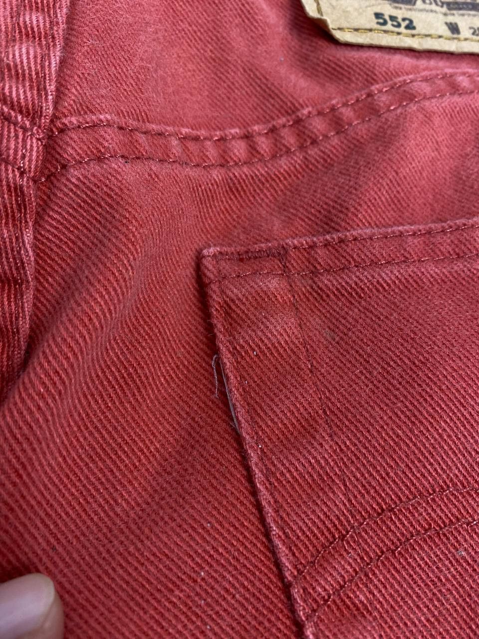 Levi's levis 552 red brick denim nice design Size US 28 / EU 44 - 4 Thumbnail