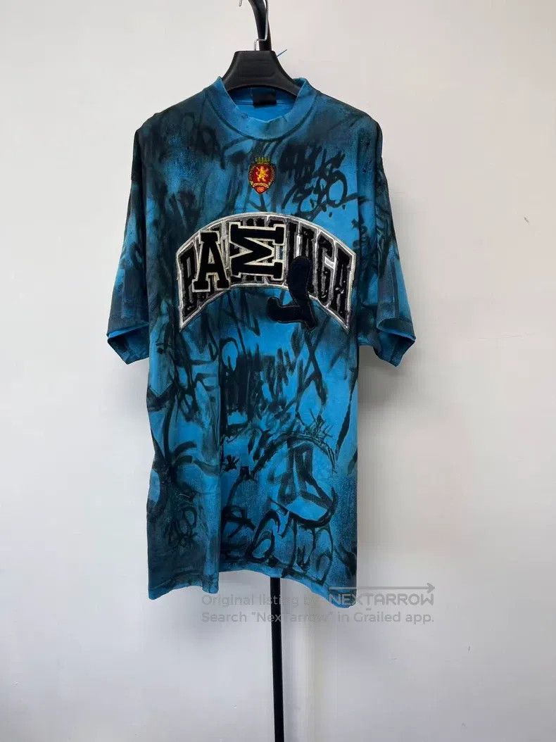 Balenciaga Balenciaga Letter Printed Short Sleeve T-Shirt Size US L / EU 52-54 / 3 - 1 Thumbnail