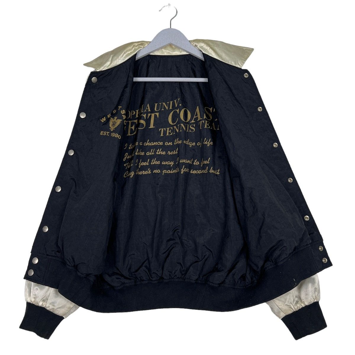 Japanese Brand 🔥 VINTAGE HAPPY CALL WEST COAST REVERSIBLE BOMBER JACKET Size US M / EU 48-50 / 2 - 12 Thumbnail