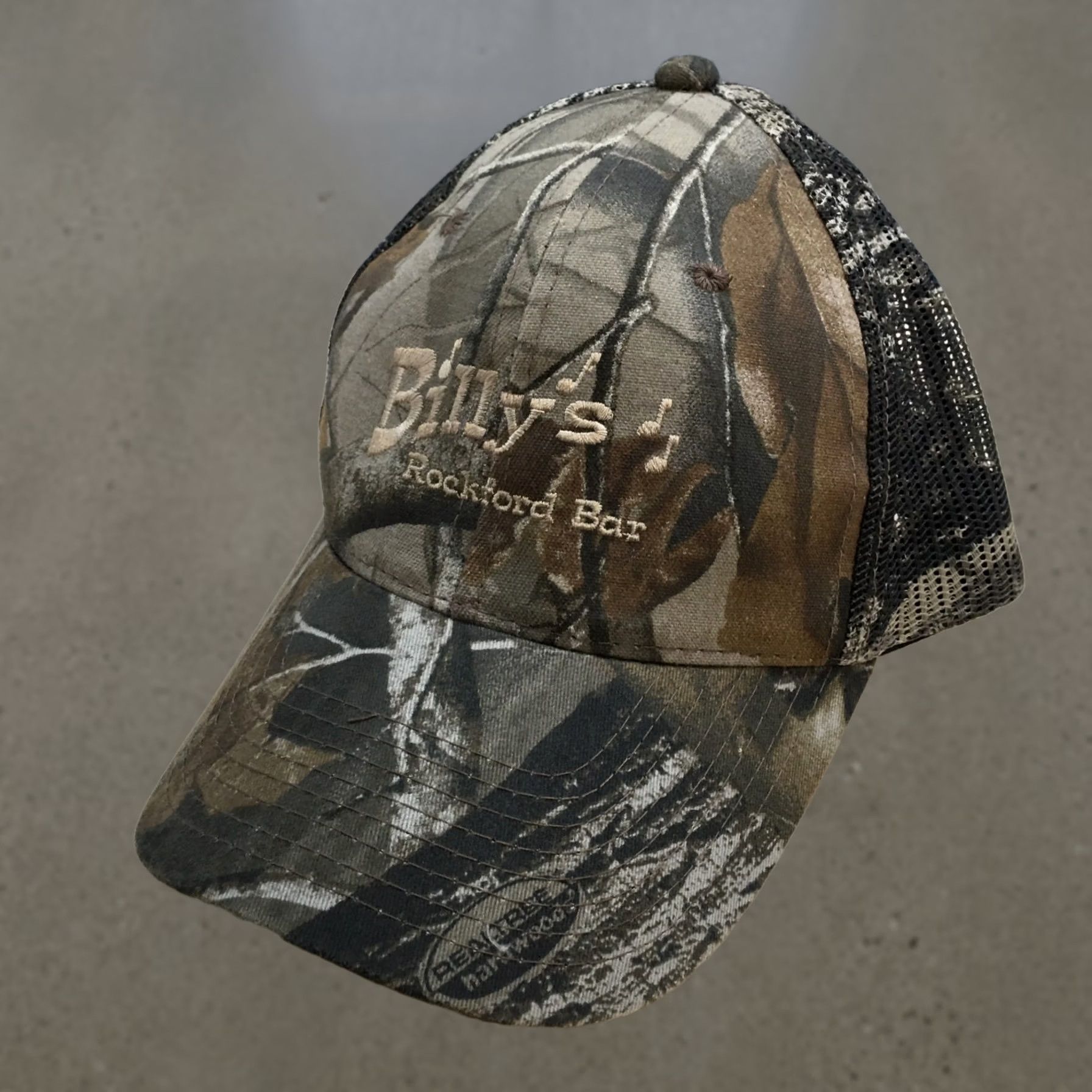 Port Authority Billys Rockford Bar Port Authority Trucker Hat Mens Brown Camo OS Adjustable Size ONE SIZE - 1 Thumbnail