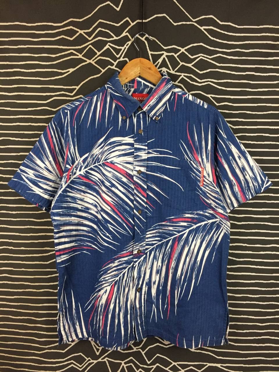 Japanese Brand Mango House Okinawa Japan Palm Leaf Hawaiian Shirt Size US L / EU 52-54 / 3 - 1 Thumbnail