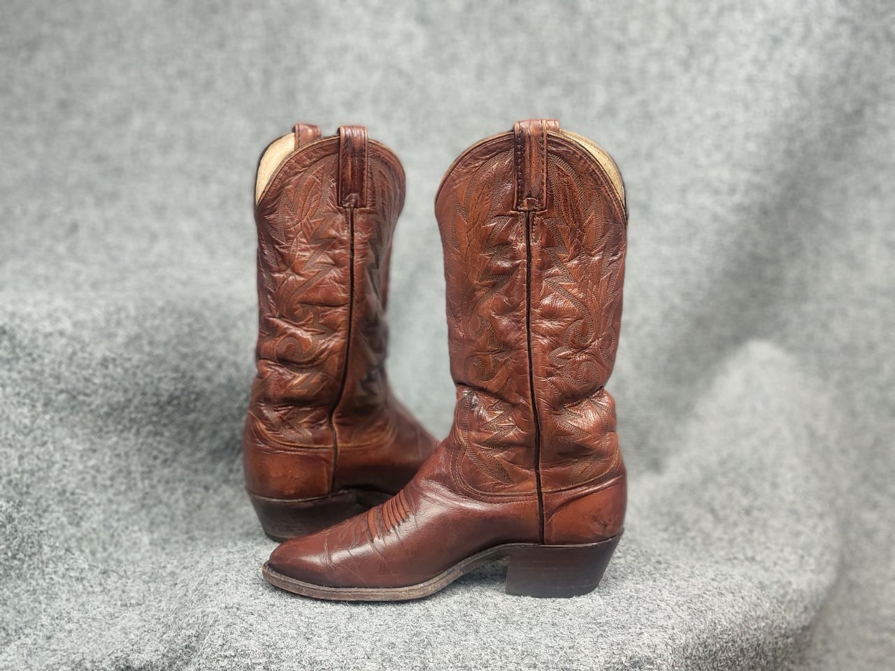 Dan Post Dan Post vintage Brown Western cowboy boots USA Made Size US 7.5 / IT 37.5 - 13 Thumbnail