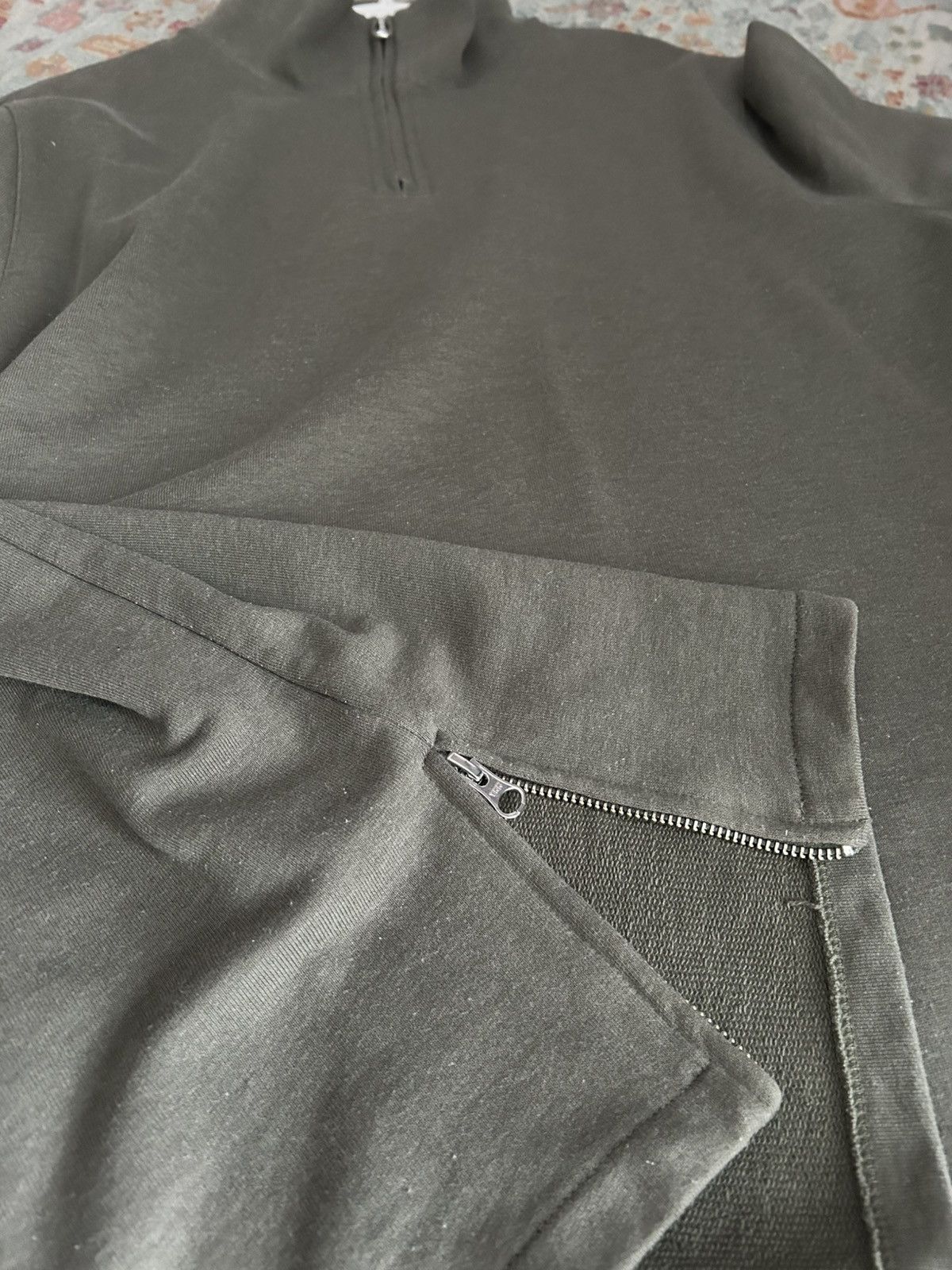 A.P.C. APC French Terry Quarter Zip Size US XL / EU 56 / 4 - 7 Thumbnail