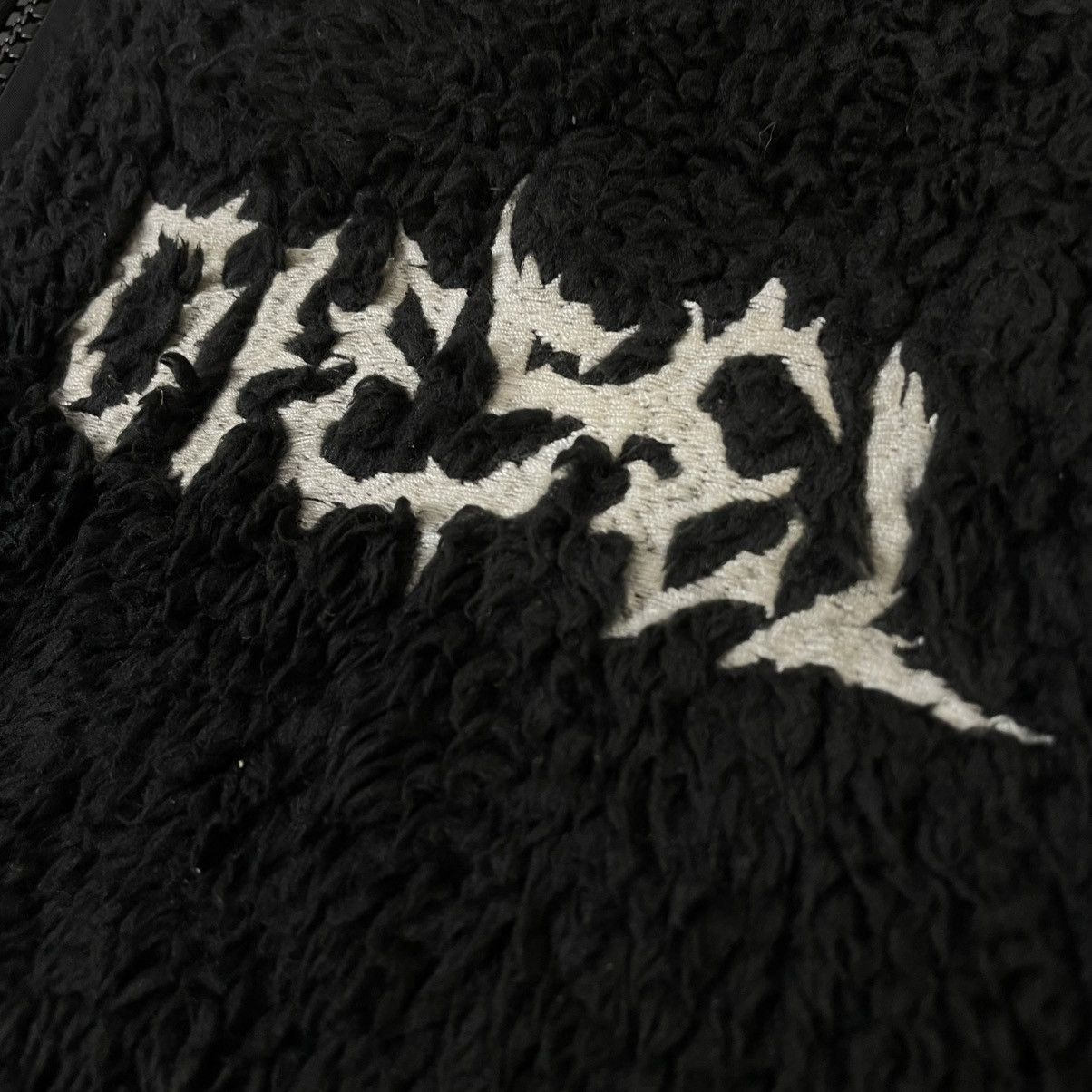 Diesel DIESEL EMBROIDERED WORDING FULL ZIP FLEECE JACKET Size US XL / EU 56 / 4 - 11 Thumbnail