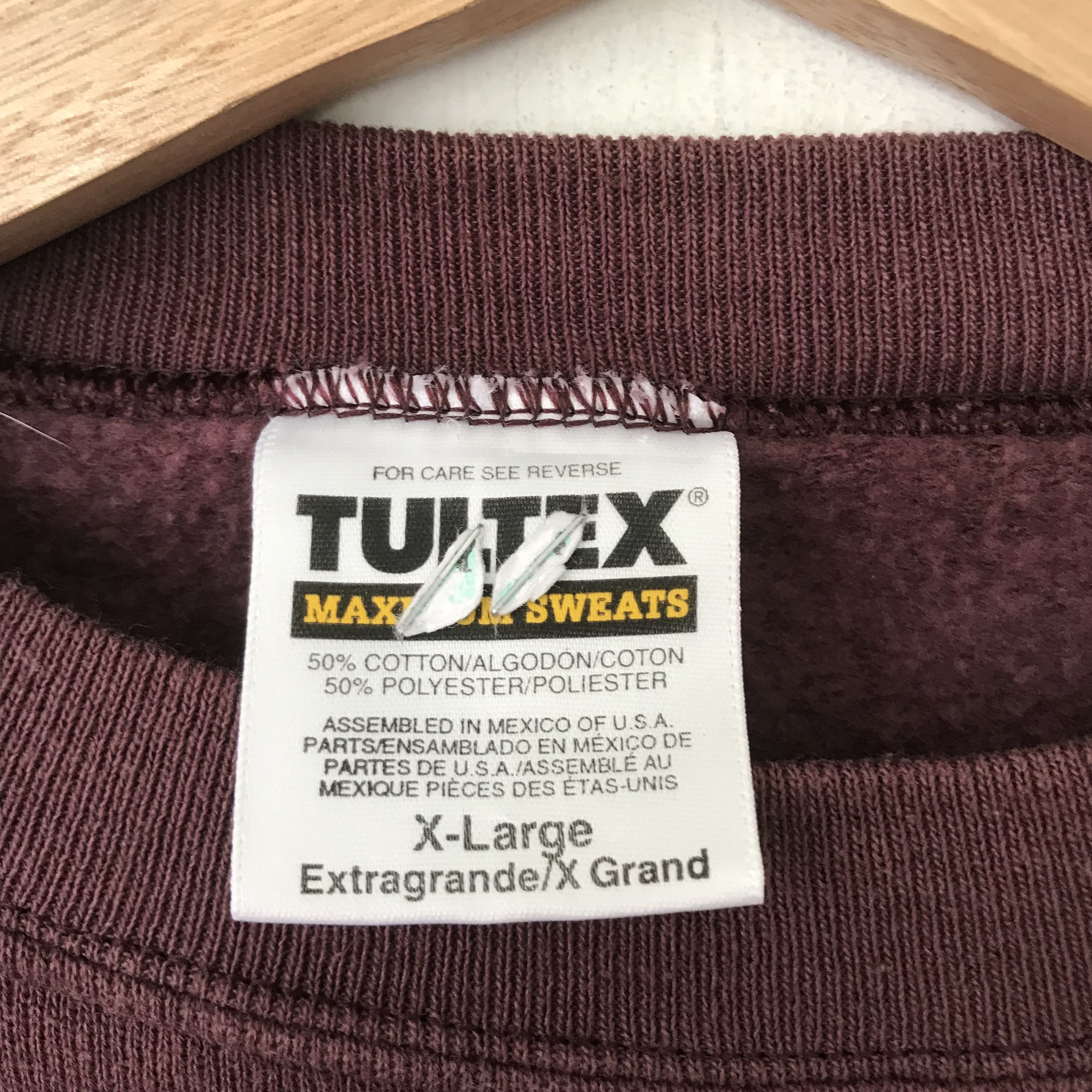 Vintage Vintage San Francisco Faded Maroon Sweatshirt Xlarge - 321 Size US XL / EU 56 / 4 - 8 Thumbnail