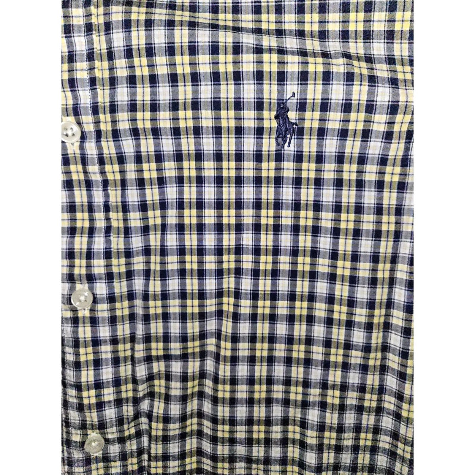 Ralph Lauren Vintage Ralph Lauren Blake Shirt XL Plaid Short Sleeve Button Down Men's Size US XL / EU 56 / 4 - 5 Thumbnail
