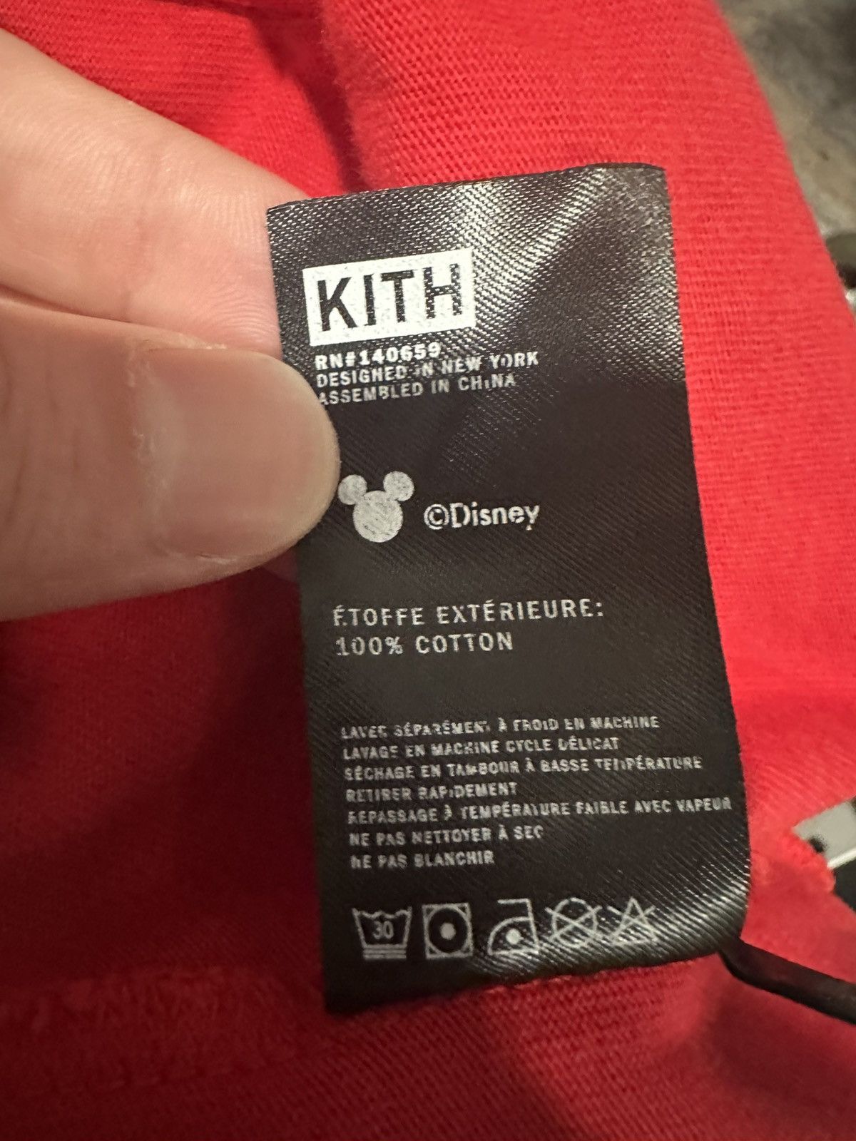 Disney × Kith KITH X DISNEY 90S CLASSIC LOGO MICKEY TEE Size US M / EU 48-50 / 2 - 6 Thumbnail