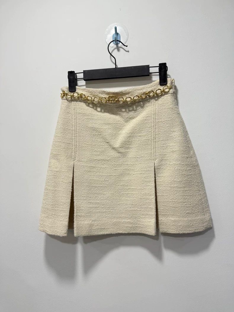Gucci Gucci White chain skirt Size 25" / US 0 / IT 36 - 2 Thumbnail