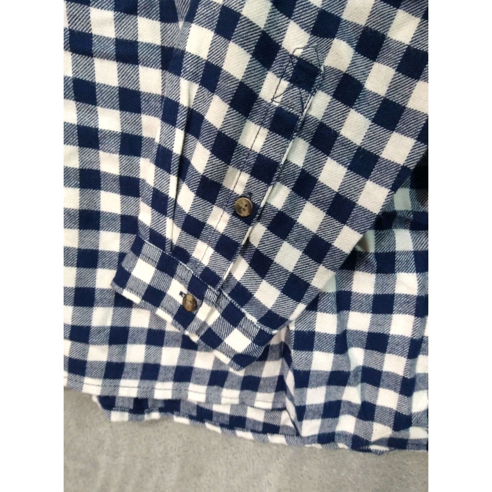 American Eagle Outfitters VINTAGE American Eagle Shirt Women Small Plaid Flannel Ahh Mazingly Soft Jegging Fit Top Size S / US 4 / IT 40 - 3 Thumbnail