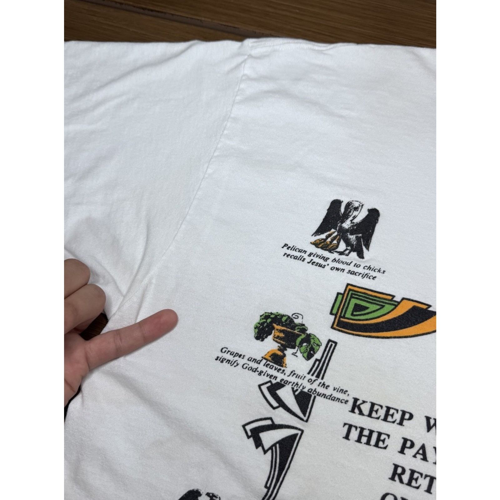 Other Vintage 90s Keep Working For The Lord Jesus shirt Men XL Size US XL / EU 56 / 4 - 9 Thumbnail