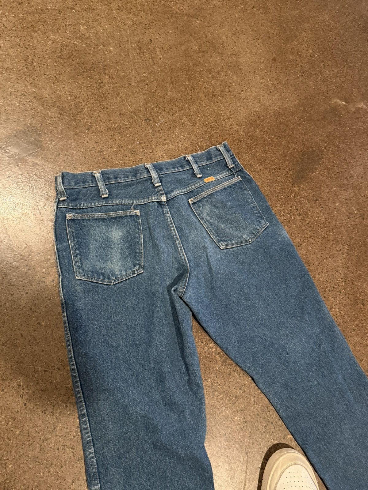 Vintage Vintage rustler bootcut made in USA faded jeans Size US 34 / EU 50 - 3 Thumbnail