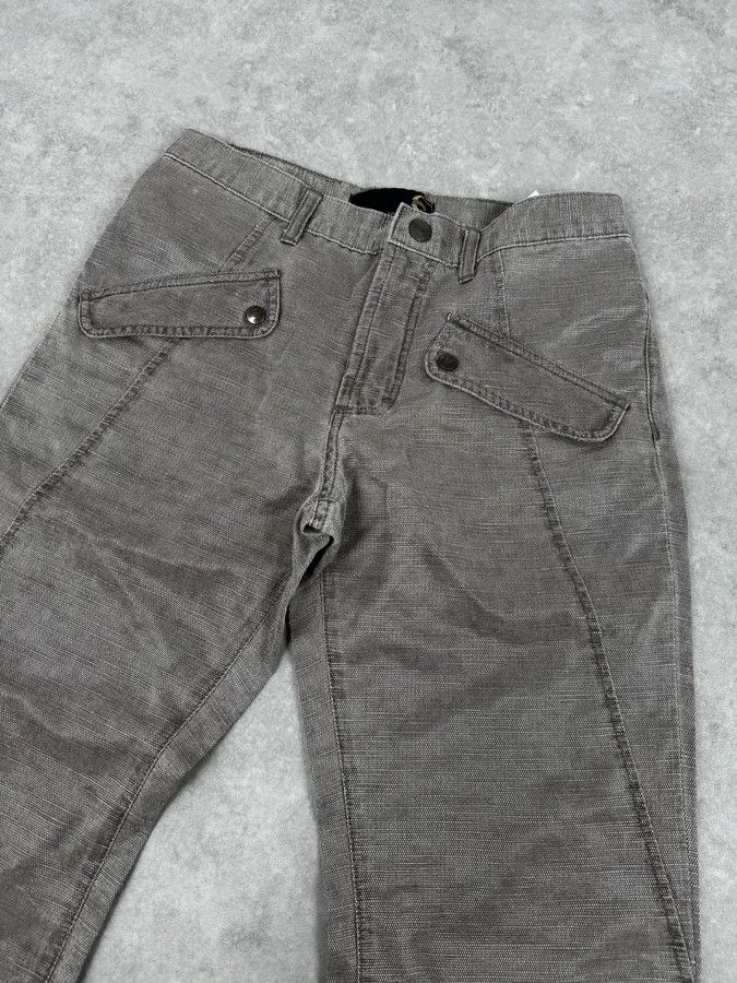 Just Cavalli SS2004 Cavalli Grey Shiny Flap Pockets Pants Size US 28 / EU 44 - 6 Thumbnail