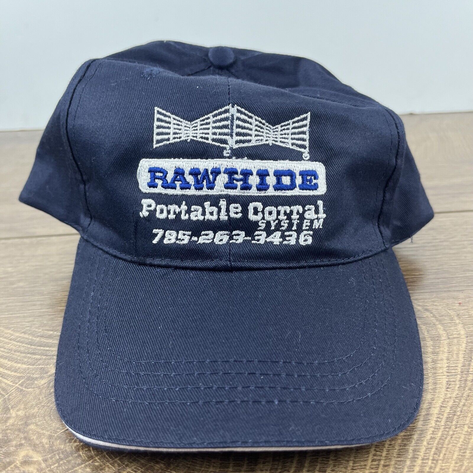 Other Rawhide Portable Corral Hat Blue Cap Hat Adjustable Hat Blue Size ONE SIZE - 3 Thumbnail