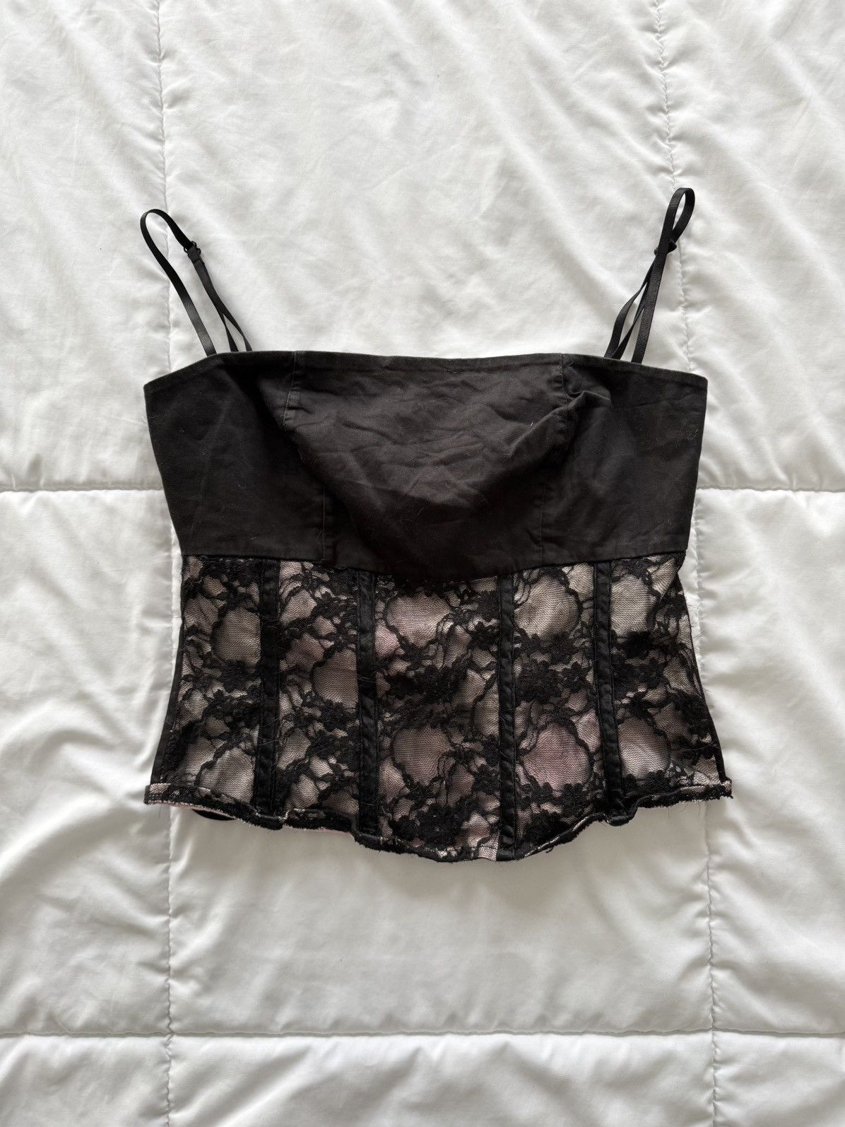 Other Rinascimento black and pink lace corset Size S / US 4 / IT 40 - 1 Thumbnail
