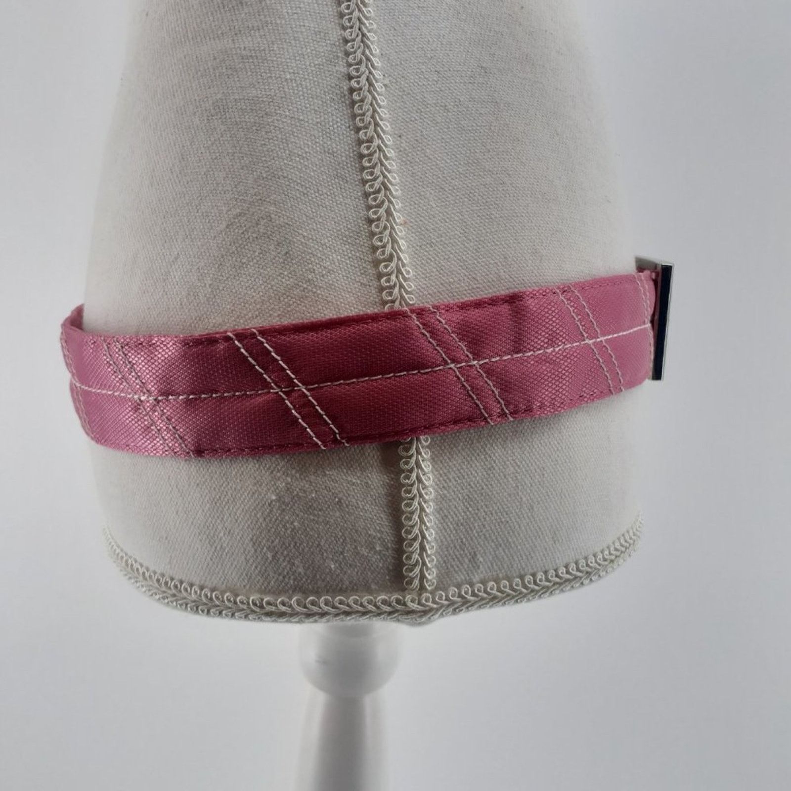 Puma Puma women's Pink Quilted Athletic Belt Silver Tone M L Size ONE SIZE - 9 Thumbnail