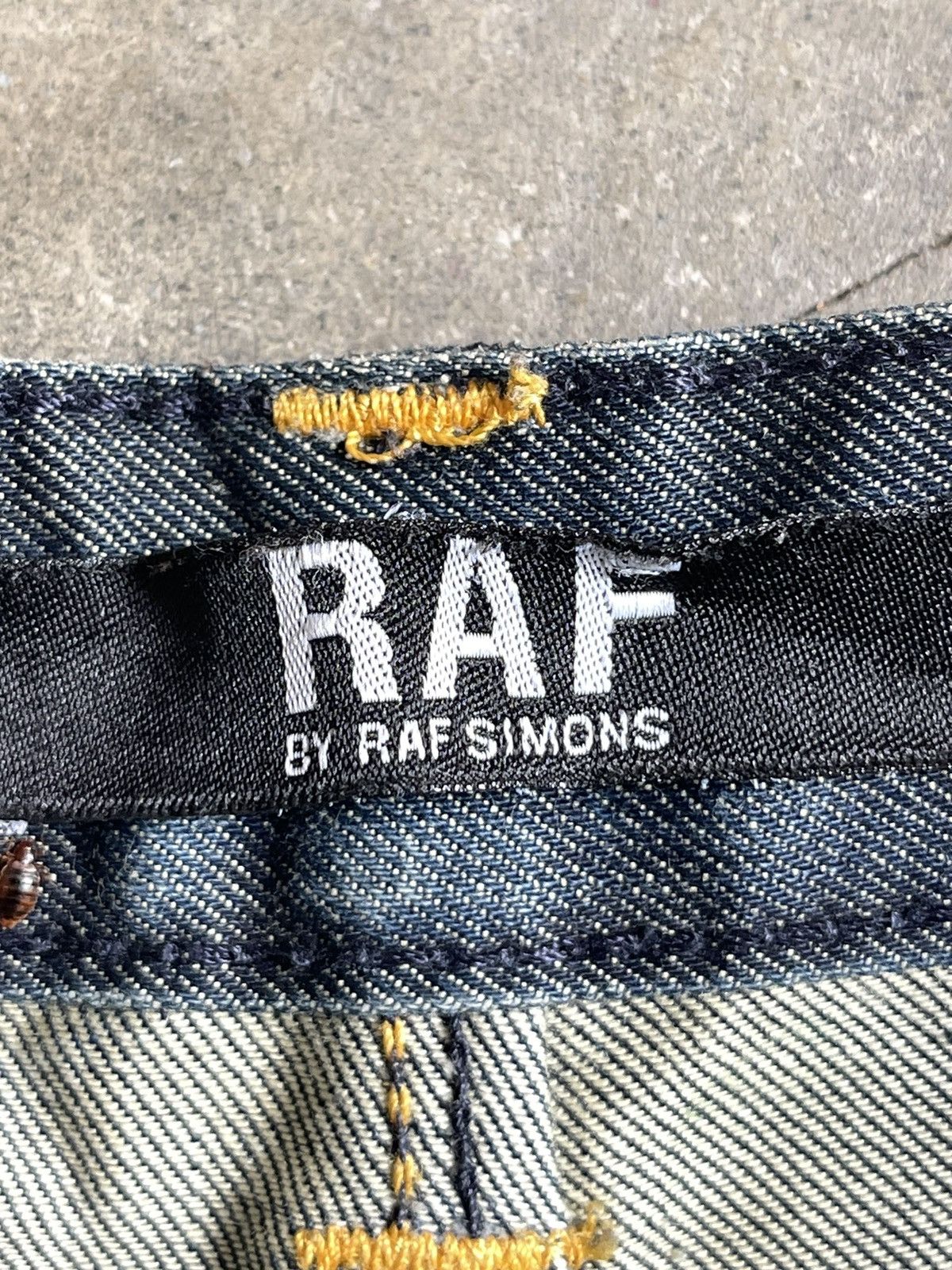 Raf by Raf Simons Raf By Raf Simons Waxed Denim Pants Size US 31 - 8 Thumbnail