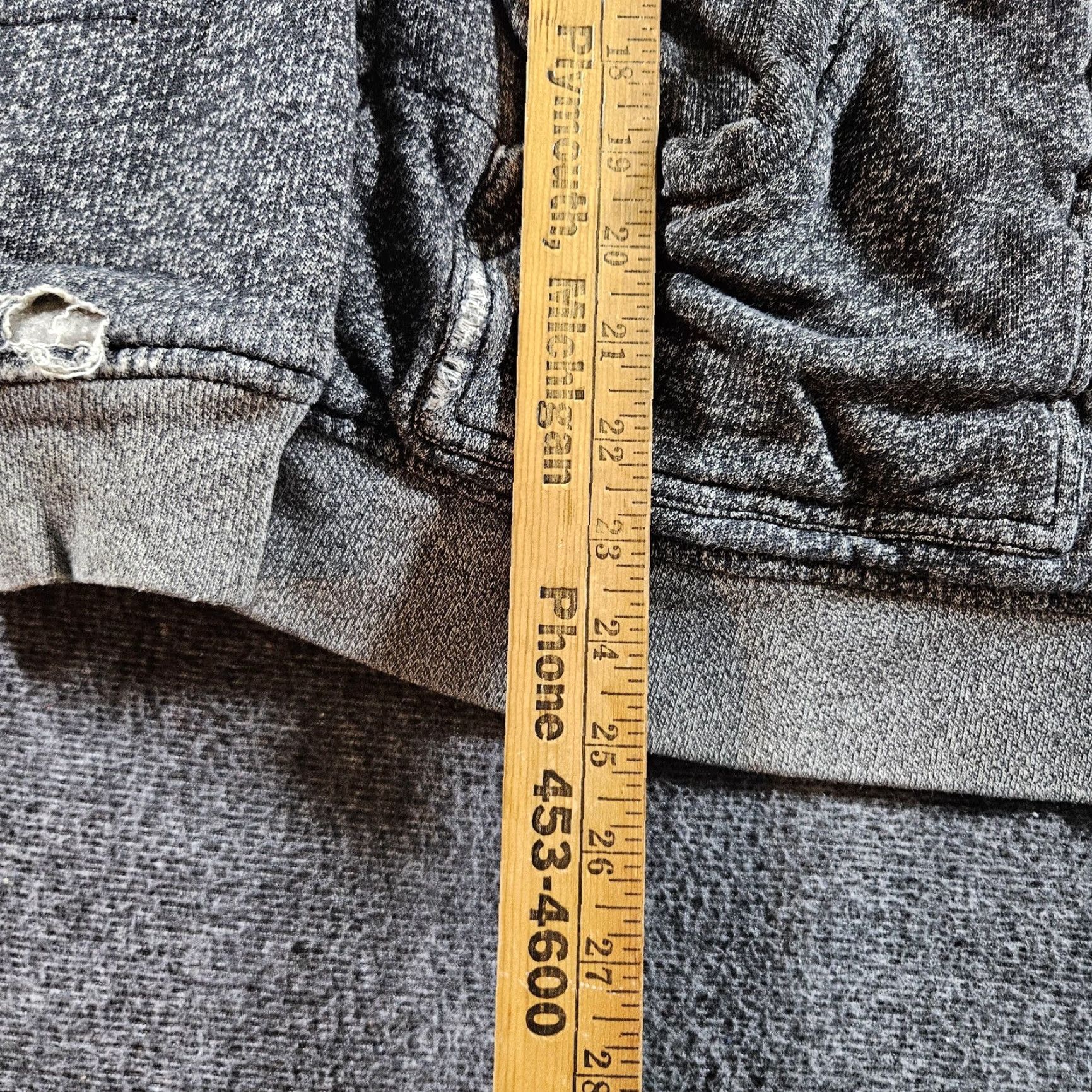 Vintage Rock Revival Hoodie Jacket Mens 2XL Gray Snap Fleece Lined Embroidered Logo Cotton Polyester Pocket Hoodie Size US XXL / EU 58 / 5 - 7 Thumbnail
