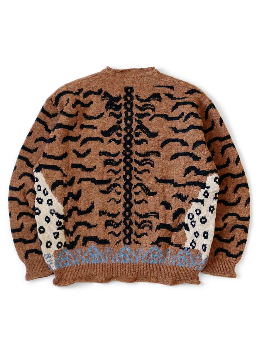 Kapital Kapital 7G Nepal Tiger Crew Sweater Size US L / EU 52-54 / 3 - 3 Thumbnail