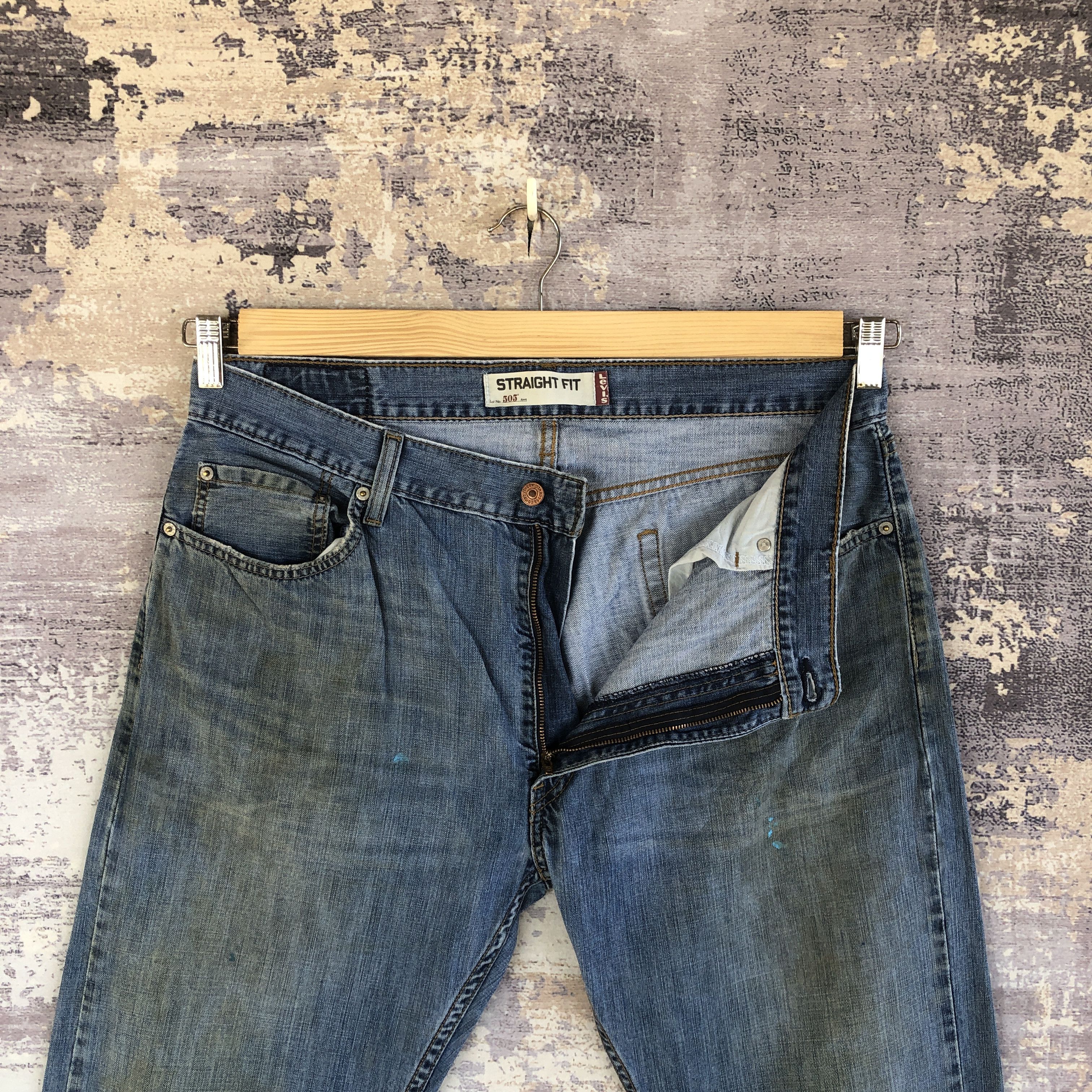 Levi's Vintage Dirty Levis Jeans Levi's 505 Faded Wash Denim Size US 36 / EU 52 - 6 Thumbnail
