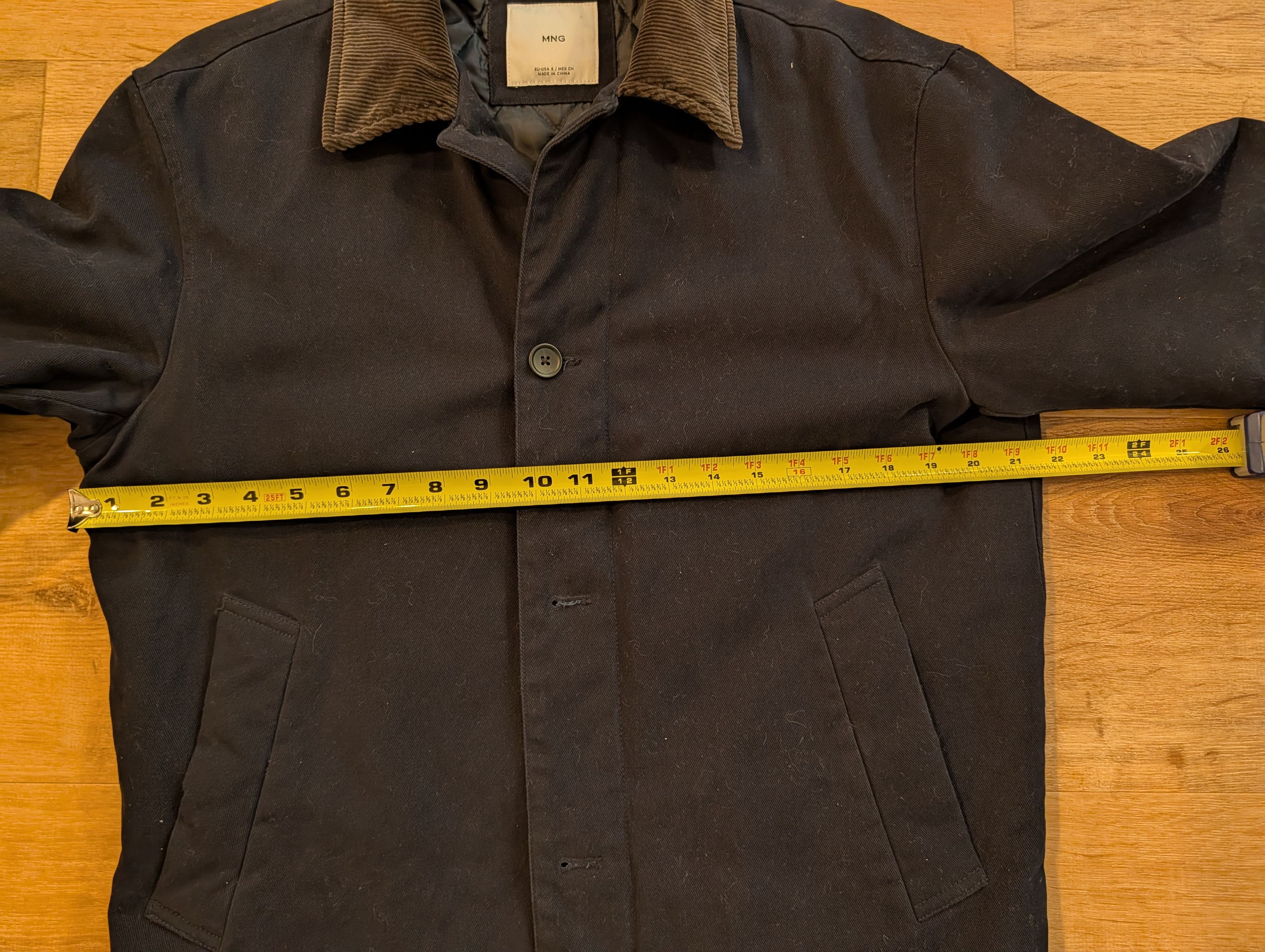 Mango MNGO Cotton Barn Jacket - NAVY Size US S / EU 44-46 / 1 - 4 Thumbnail