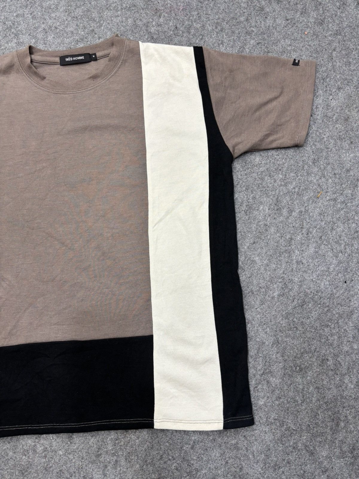 Japanese Brand INED Homme Multiple Seam Designer Shirt F683 Size US M / EU 48-50 / 2 - 3 Thumbnail