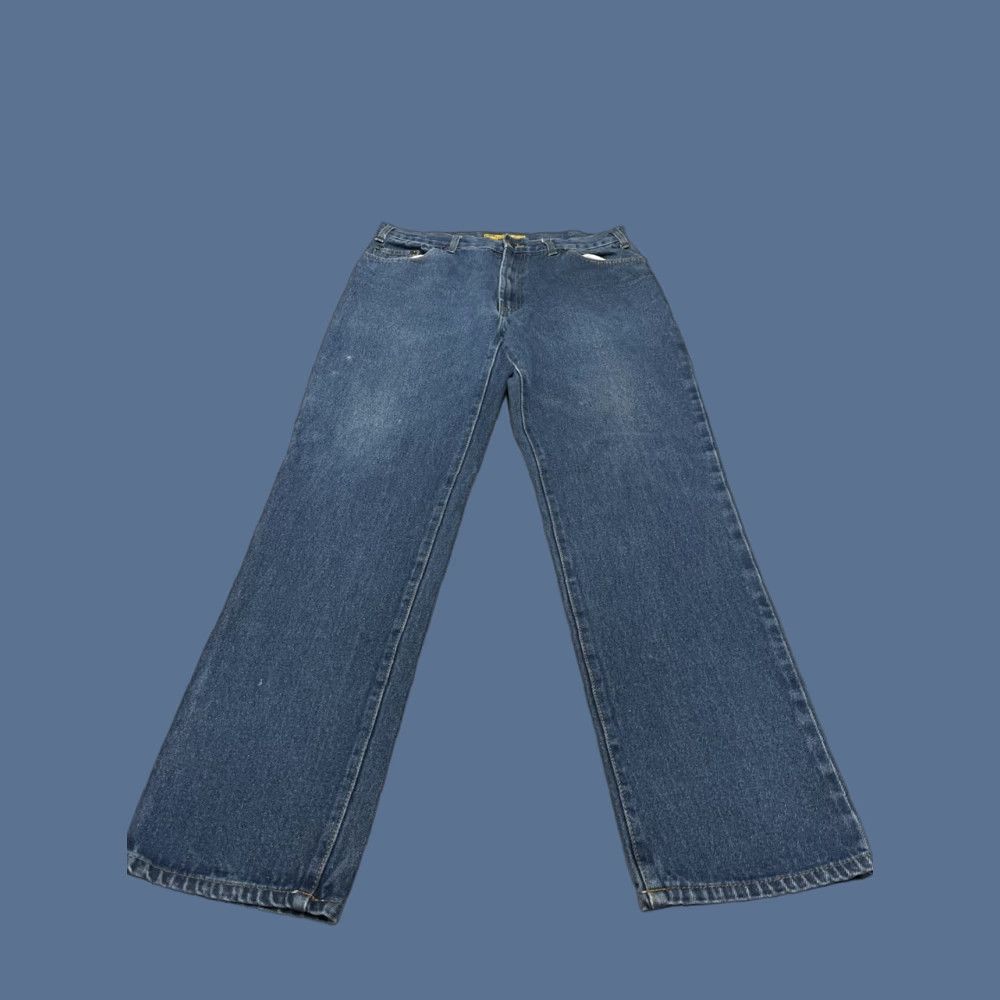 Denime Real Ranch Jeans Mens 35x34 Relaxed Fit Denim Straight Leg See Measurements Size US 35 - 1 Thumbnail