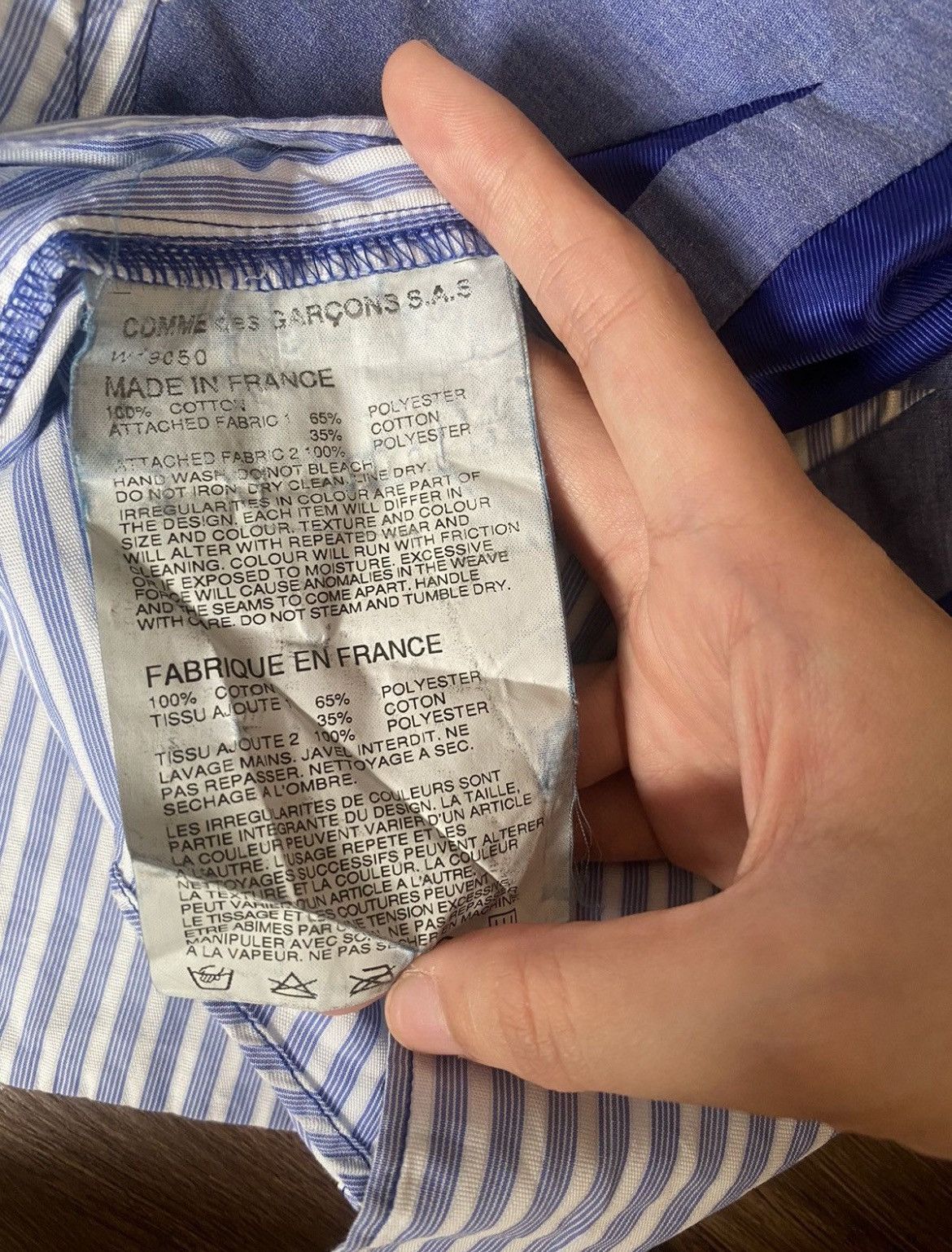 Comme des Garcons Come Des Garcons England Flag Shirt Size US L / EU 52-54 / 3 - 5 Thumbnail