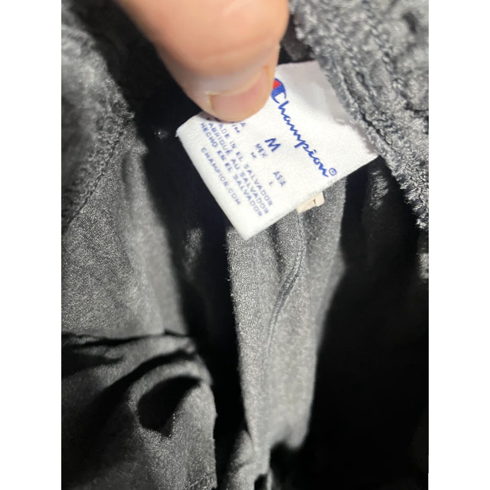 Champion Champion Sweatpants Men’s M Authentic Straight Pocket Logo Gray Cotton Solid Size US 31 - 5 Thumbnail