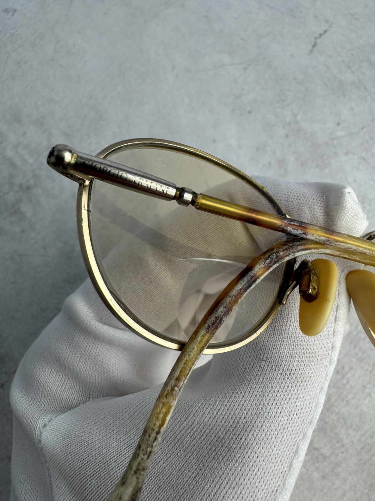 Giorgio Armani Giorgio Armani Glasses Vintge 90s Frame Italy Size ONE SIZE - 9 Thumbnail