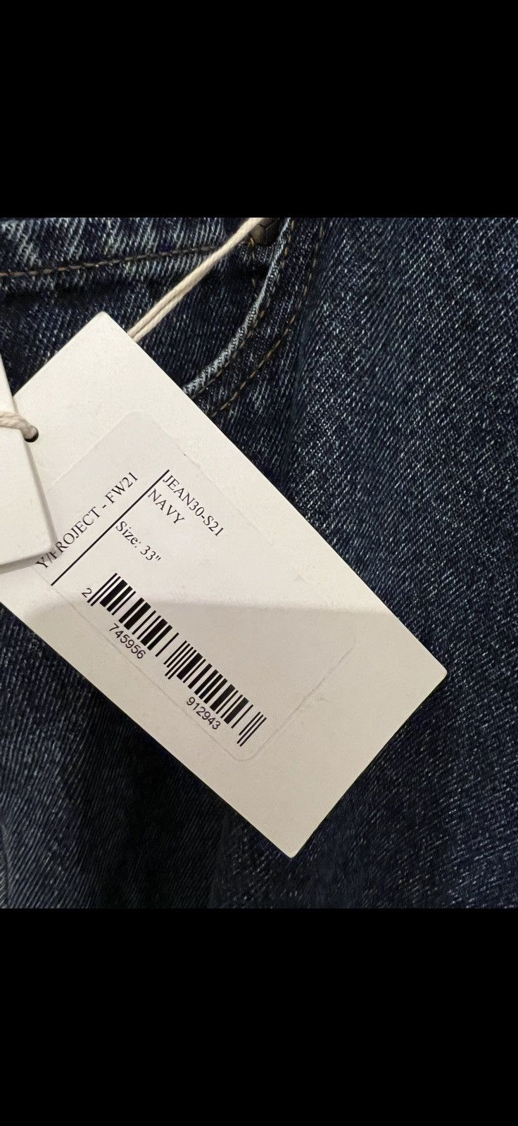 Y/Project Y/Project Peep show jeans size 33 BNWT Size US 33 - 7 Thumbnail