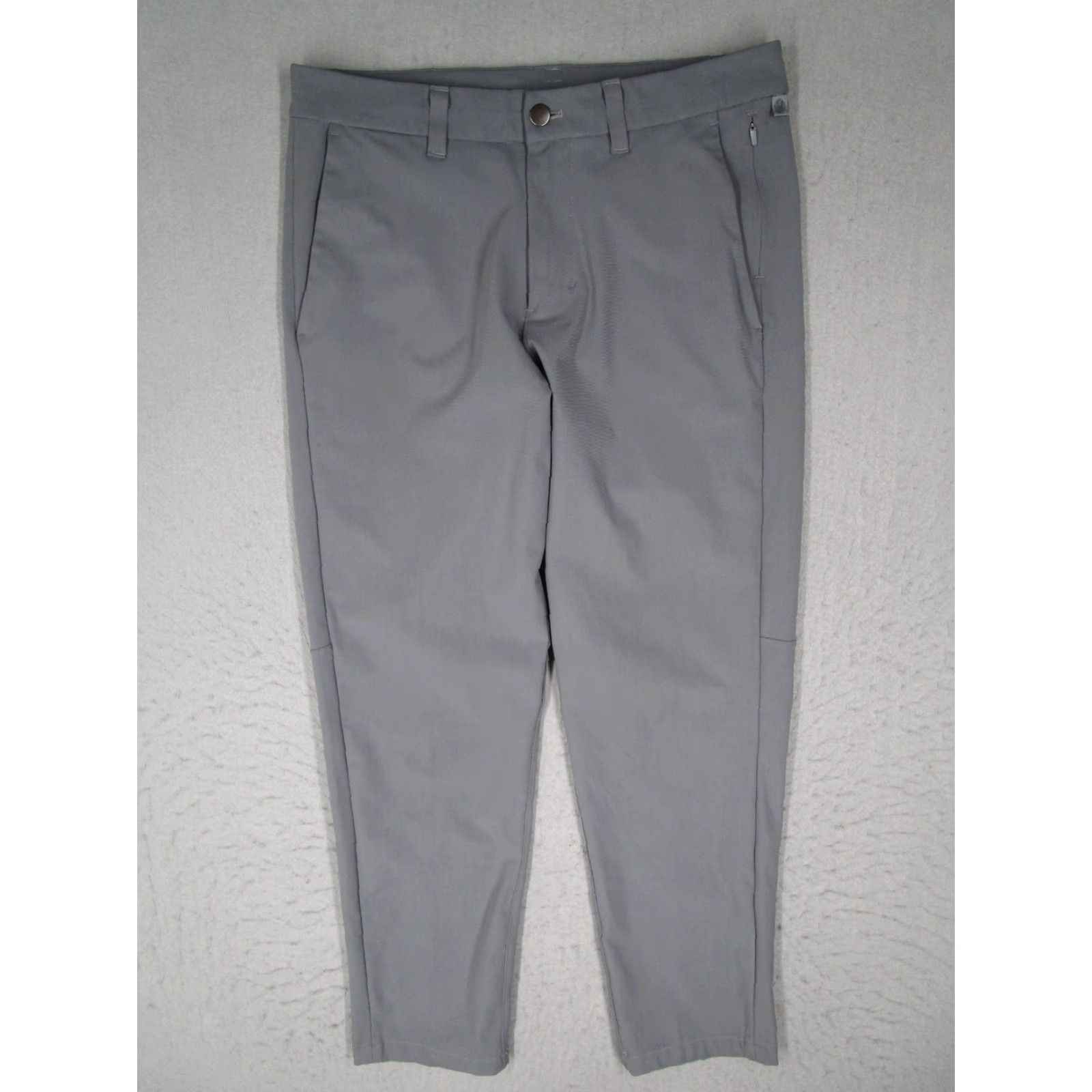 Lululemon Lululemon Pants Mens 31 Gray Commission Slim Chino Flat Front 26 Inseam Regular 31W 26L Logo Slim Size US 31 - 2 Thumbnail
