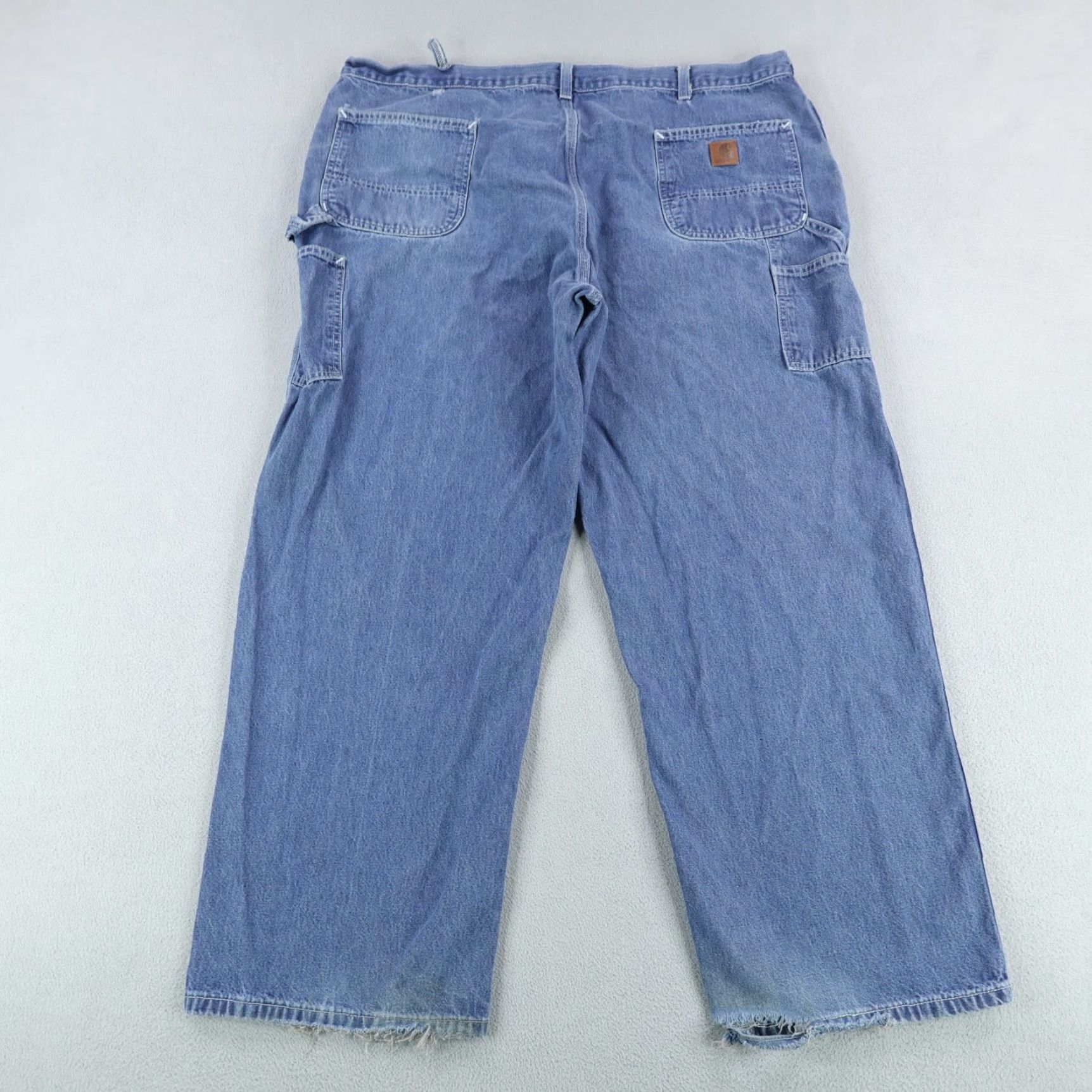 Carhartt Carhartt Jeans Blue Dungaree Fit Men's Big & Tall 42x30 Regular Denim Work Pants Size US 42 / EU 58 - 5 Thumbnail