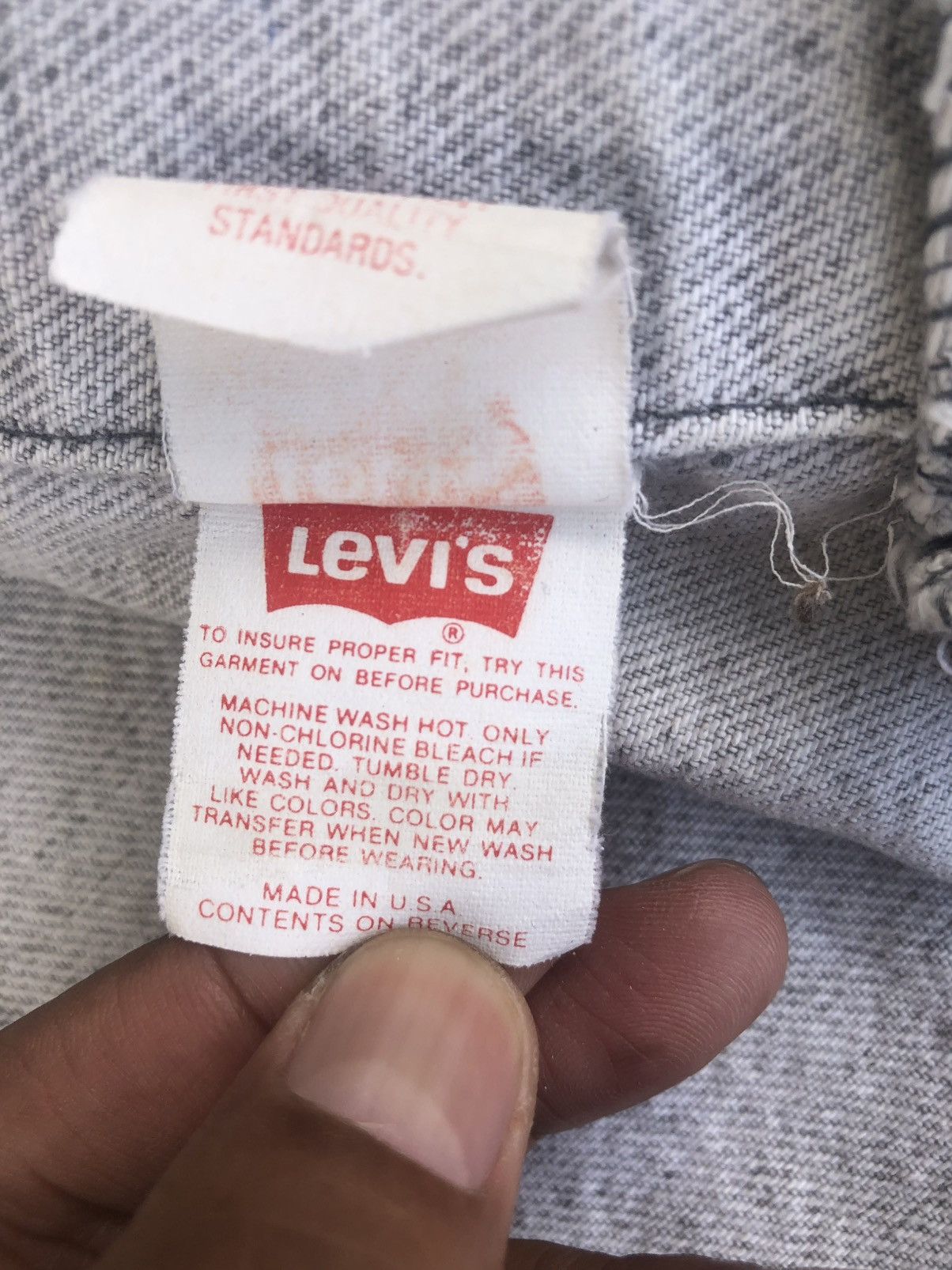 Levi's Vintage 80’s Levis Denim Jacket Distressed Size US L / EU 52-54 / 3 - 22 Thumbnail