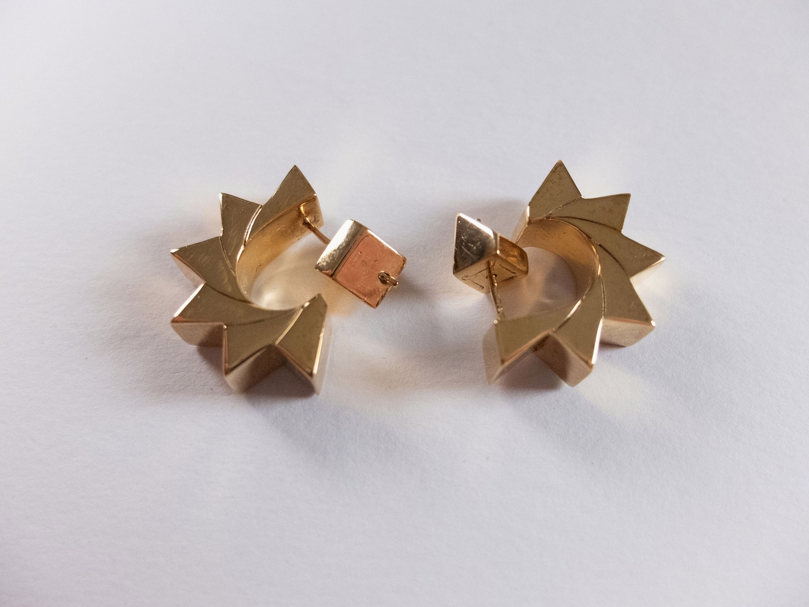 Bottega Veneta BOTTEGA VENETA Huggie gold plated silver hoop earrings q Size ONE SIZE - 1 Thumbnail