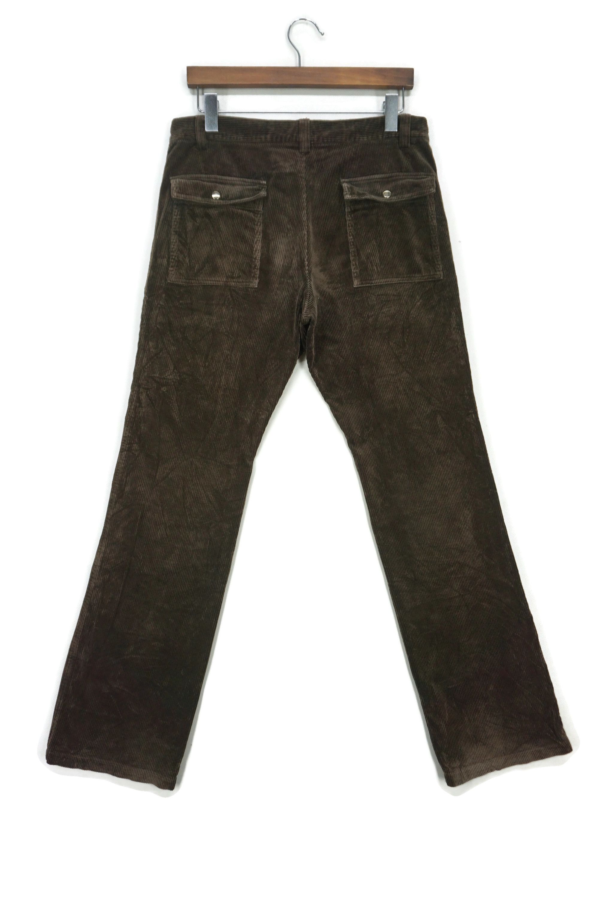 Japanese Brand Transcontinents Pants Size W33xL32 Bootcut Corduroy Baker Size US 33 - 2 Thumbnail