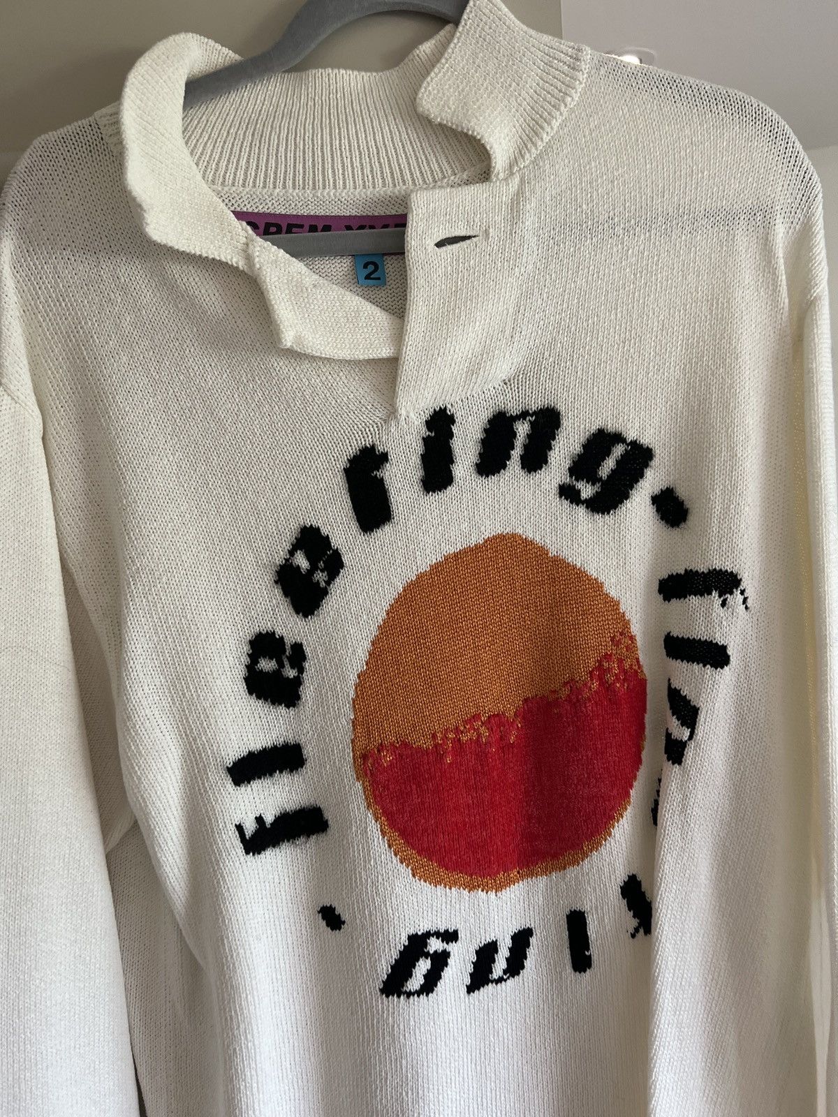 Cactus Plant Flea Market × Nigo Rare Fleeting Floating Sun Polo Sweater Size US M / EU 48-50 / 2 - 2 Thumbnail