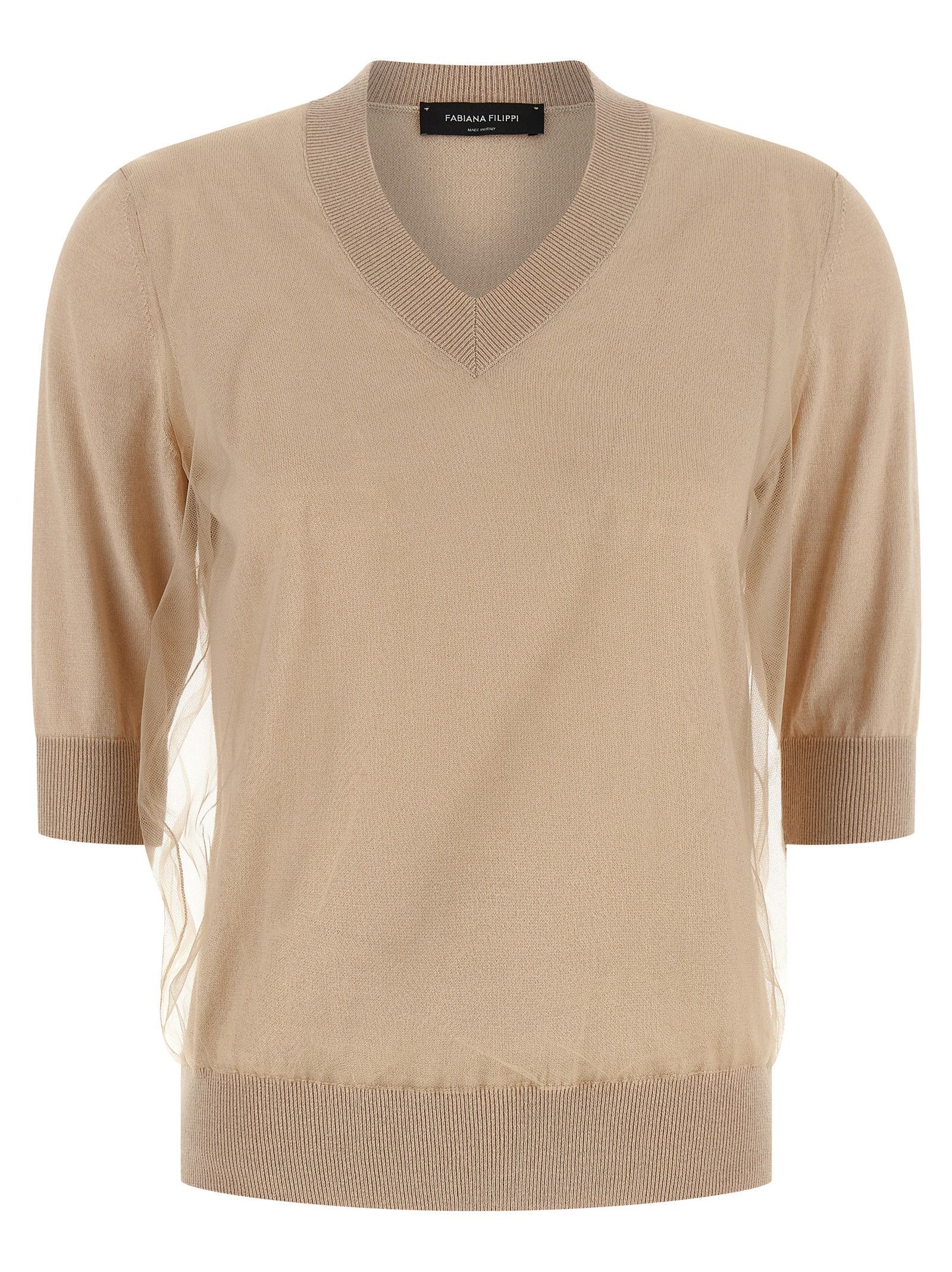 Fabiana Filippi Double layer sweater Size S / US 4 / IT 40 - 1 Thumbnail