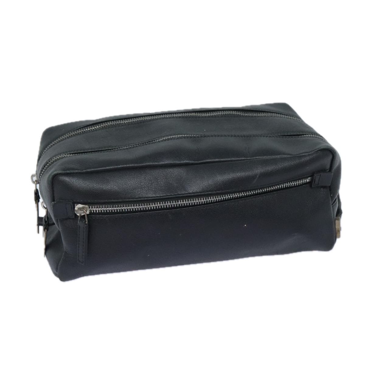 Gucci -- Black Leather Clutch Bag (Pre-Owned) Size ONE SIZE - 1 Thumbnail