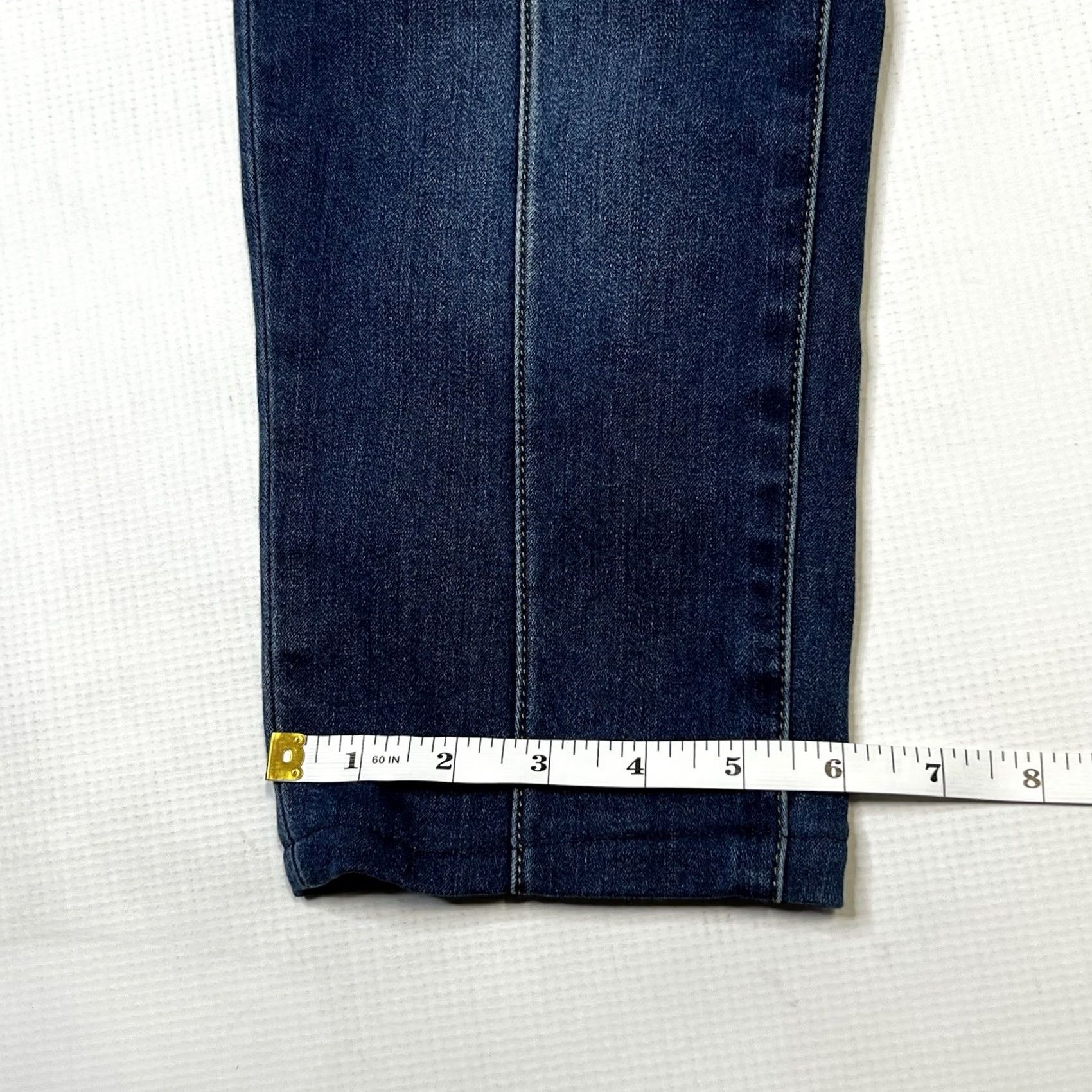 Soft Surroundings Soft Surroundings Jegging Denim Lean Line Crop 28x18 Pull On Women Jeans Regular Blue 28 Womens Size 28" / US 6 / IT 42 - 3 Thumbnail