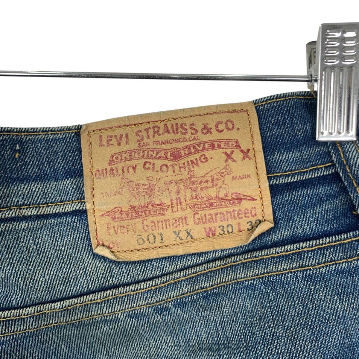 Levi's Vintage LEVIS STRAUSS USA Levi’s Big E Straight Cut Jeans Size US 32 / EU 48 - 9 Thumbnail