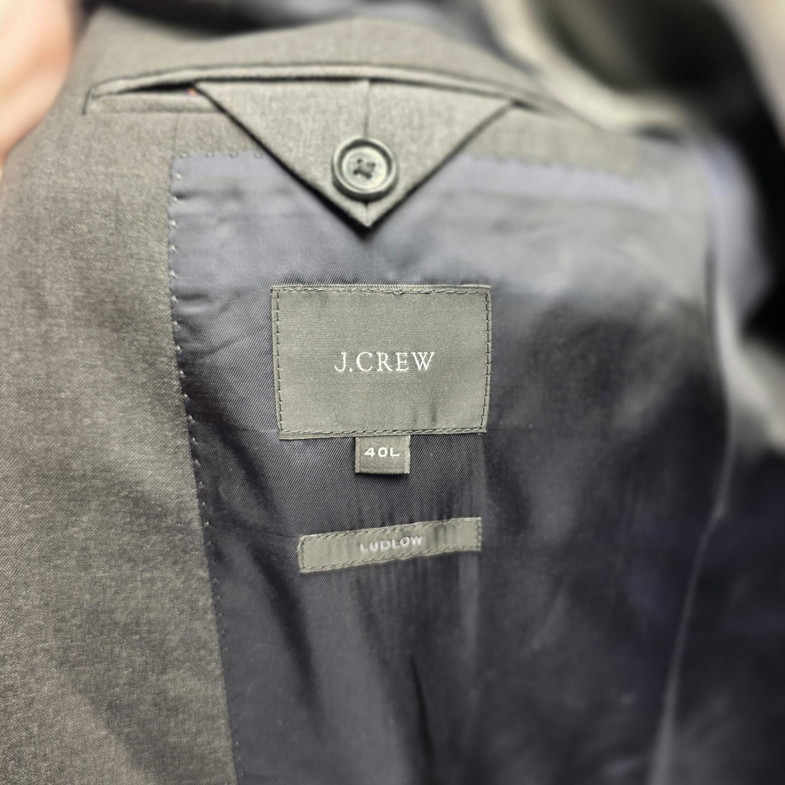 J.Crew J.Crew Ludlow Suit Jacket in Loro Piana Super 120's Wool 40L Size 40L - 6 Thumbnail