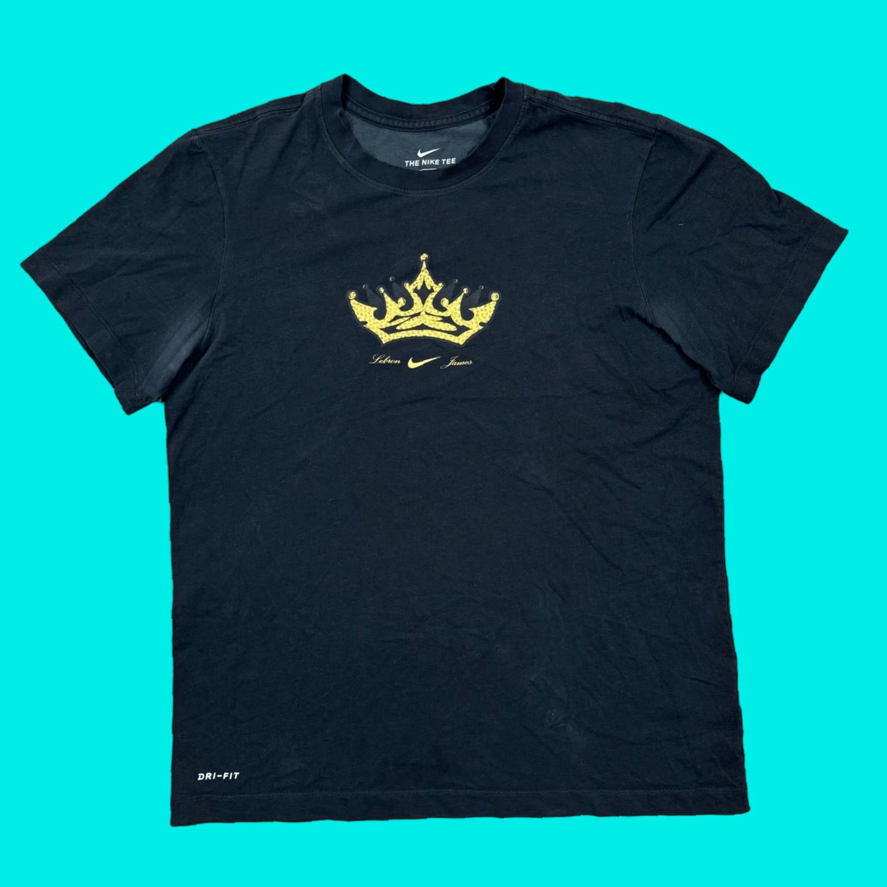 Nike Nike LeBron Shirt Mens M Black Short Sleeve Logo Dri-Fit Casual Sports USA 90s (if applicable) Mens Size US M / EU 48-50 / 2 - 1 Thumbnail