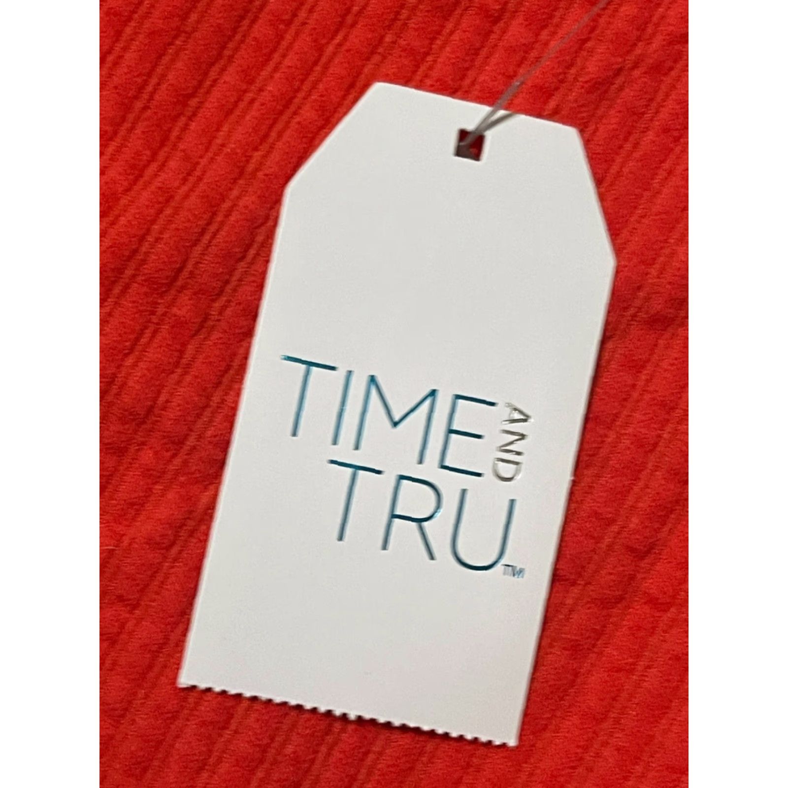 Vintage Time And Tru Tank Top Womens Medium Red Sleeveless NWT Tank Top Time And Tru Casual Basic Shirt Size M / US 6-8 / IT 42-44 - 7 Thumbnail