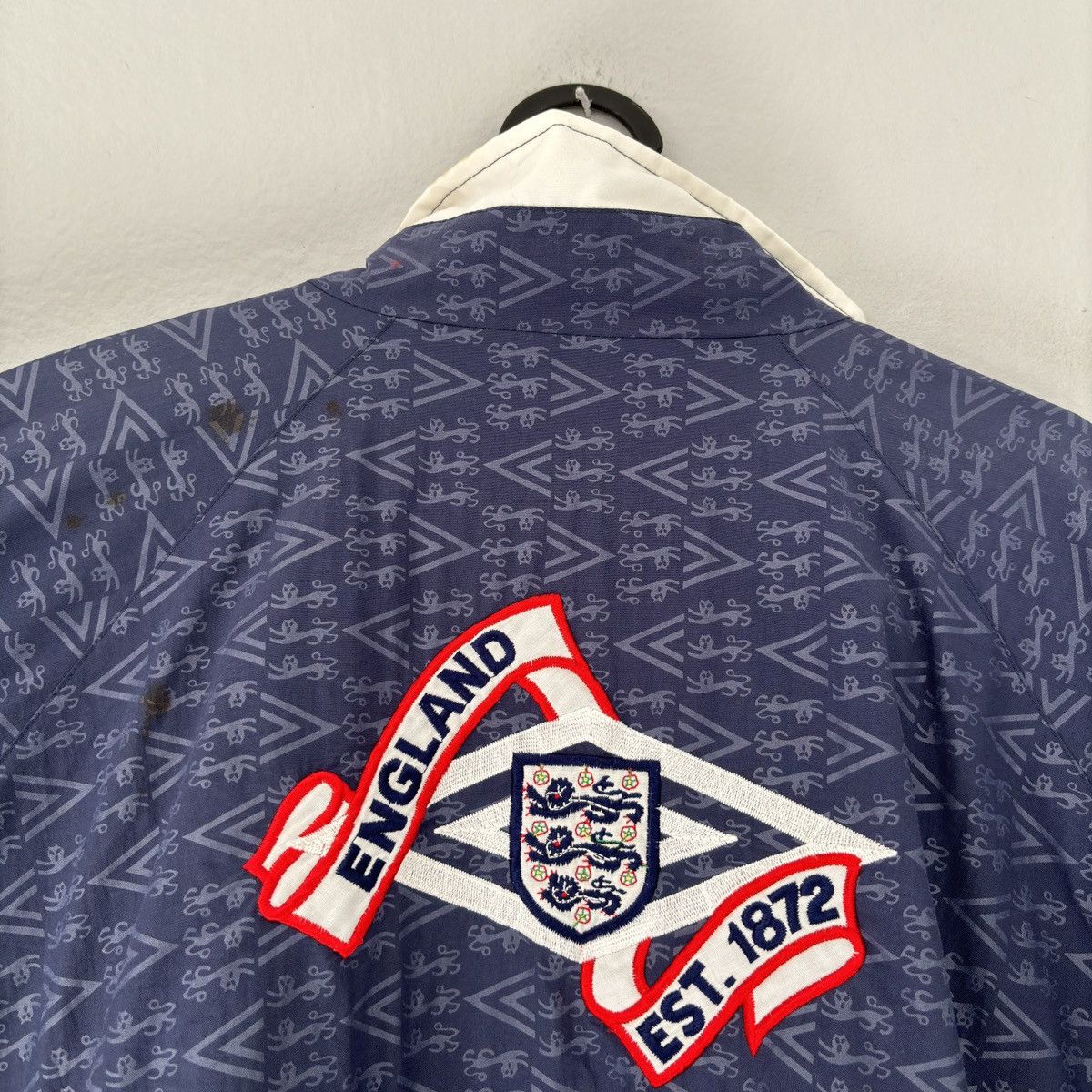 Umbro × Vintage 1990 1992 England National Team Umbro Training Soccer Jacket Size US XL / EU 56 / 4 - 11 Thumbnail