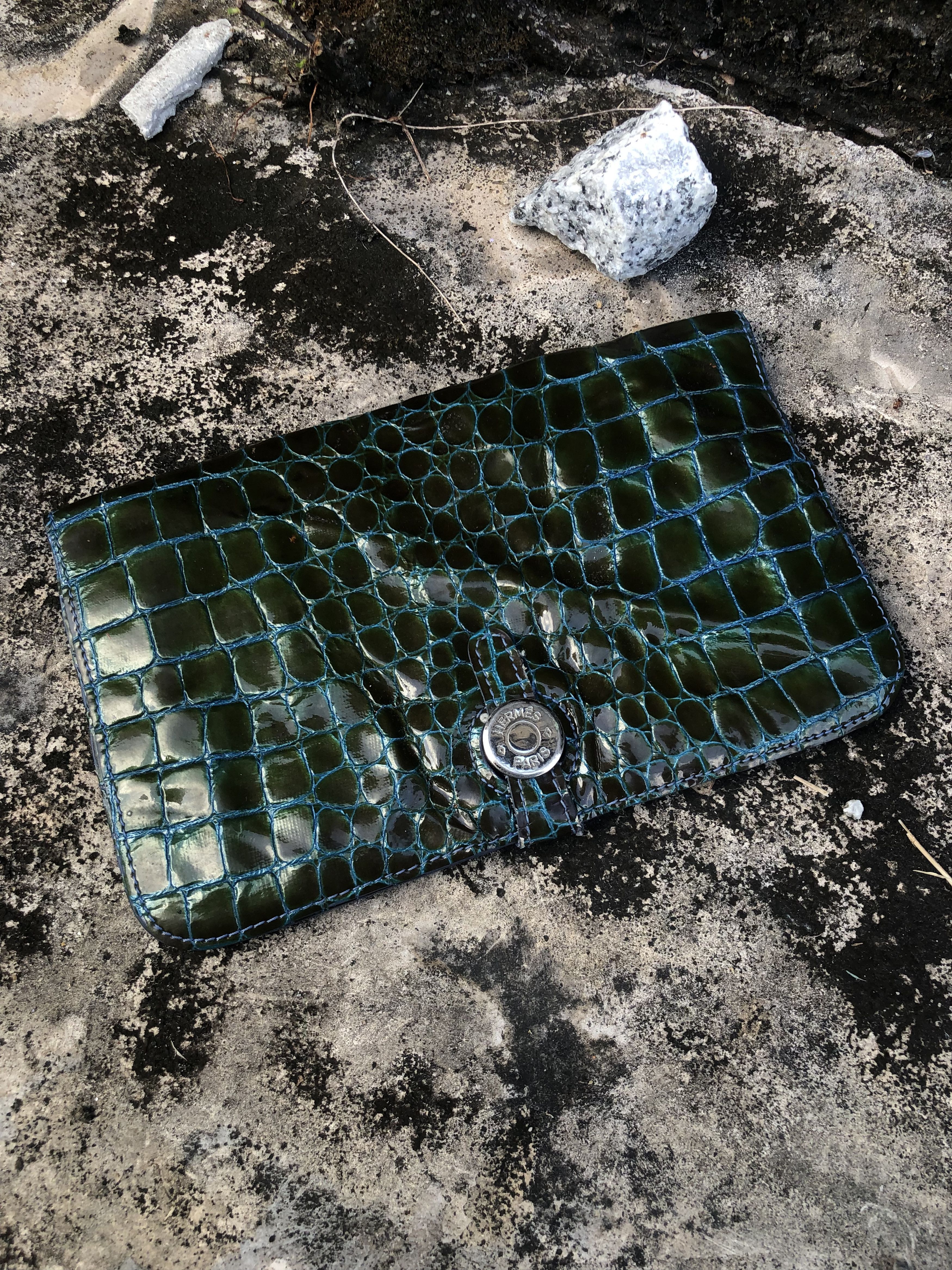 Hermes Paris Crocodile Wallet