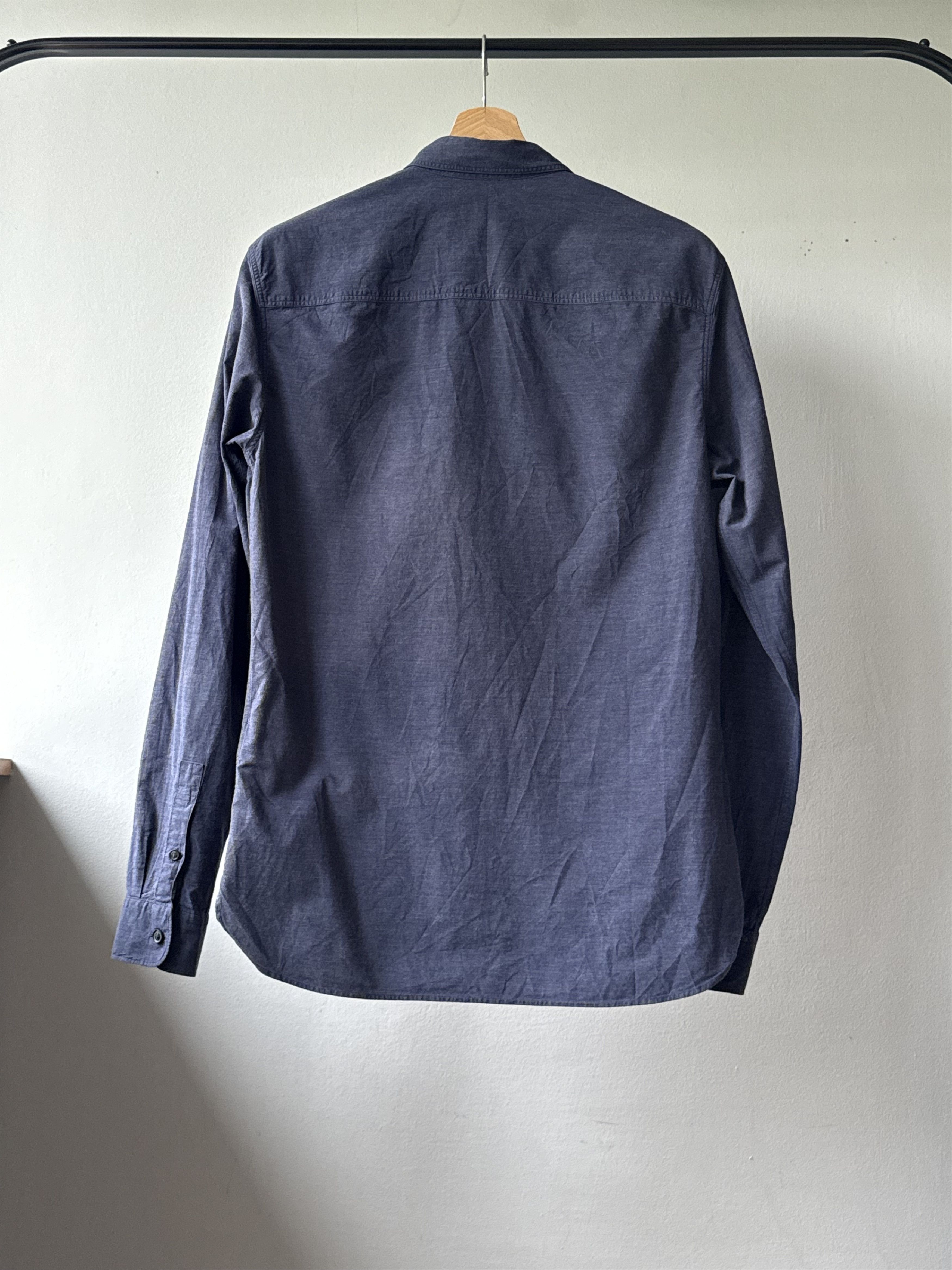 Allsaints Allsaints Avila Ink Navy Cotton Ramskull Long Sleeve Shirt Size US S / EU 44-46 / 1 - 2 Thumbnail