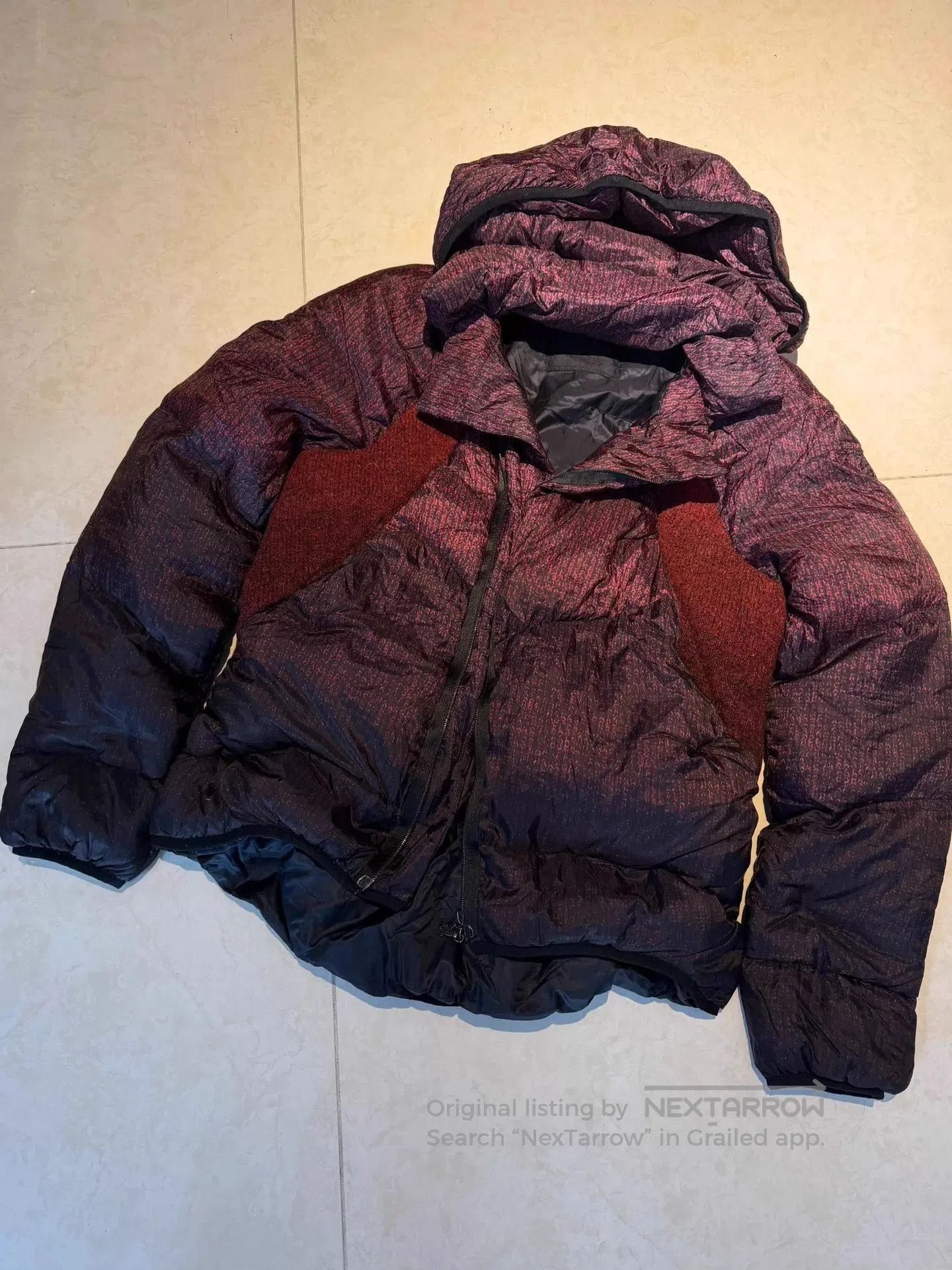Undercover Red Heavy Insulated Hooded Jacket Size S. Size US S / EU 44-46 / 1 - 1 Thumbnail